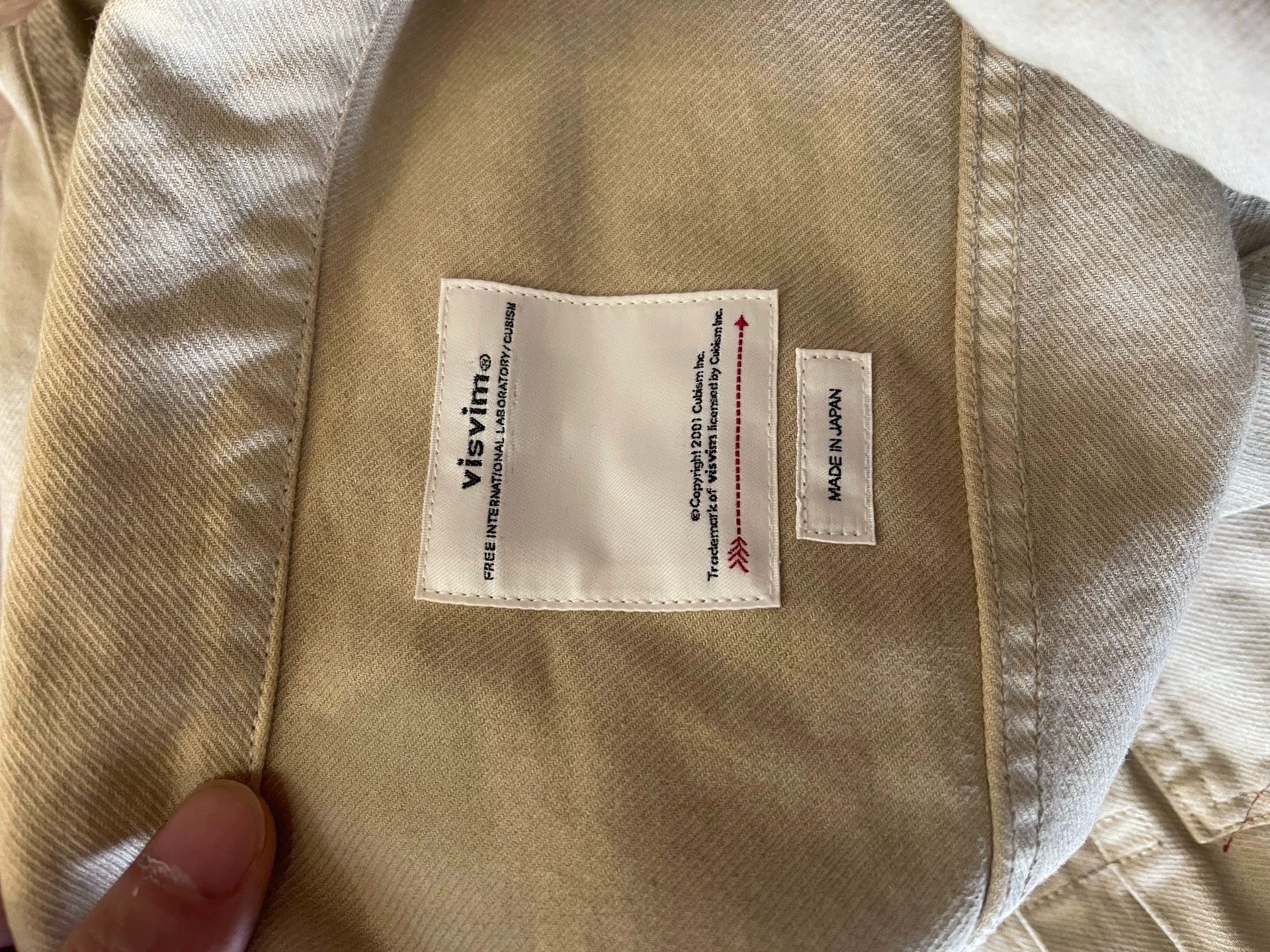 Visvim Ink Splatter Light Jacket in Beige Size US M / EU 48-50 / 2 - 7 Thumbnail