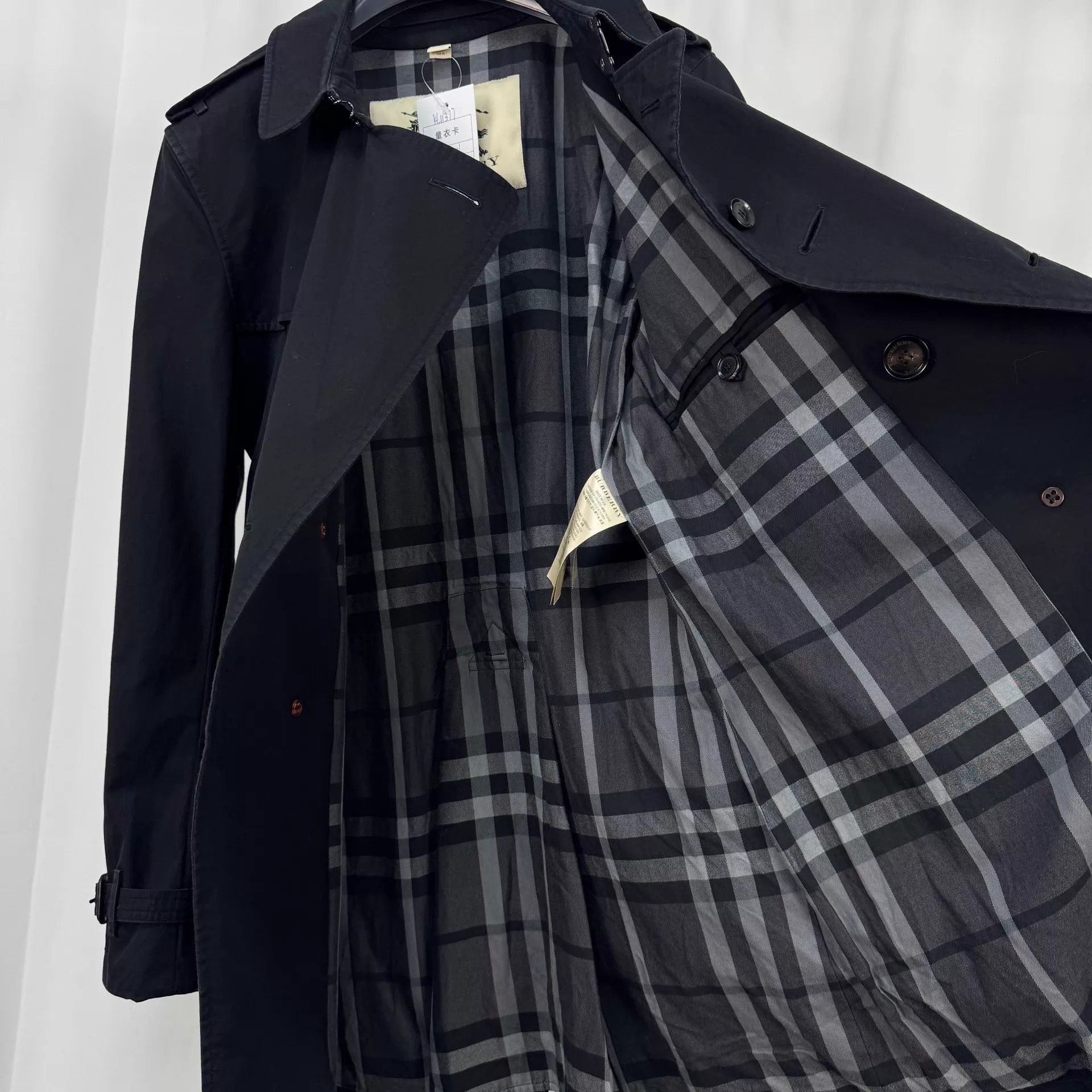 Burberry Classic Double-Breasted Black Trench Coat Size US S / EU 44-46 / 1 - 5 Thumbnail