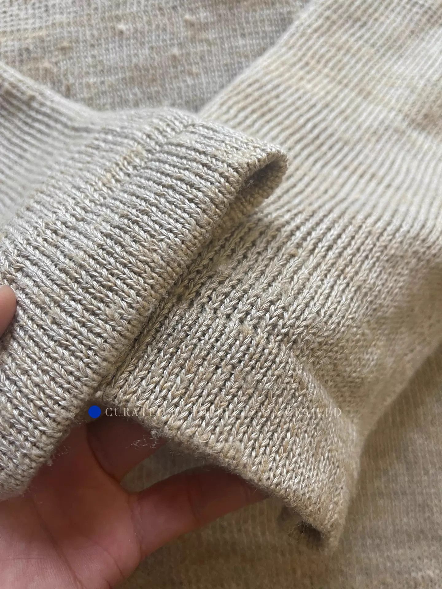 Visvim Beige Boat Neck Sweater Size US L / EU 52-54 / 3 - 6 Thumbnail
