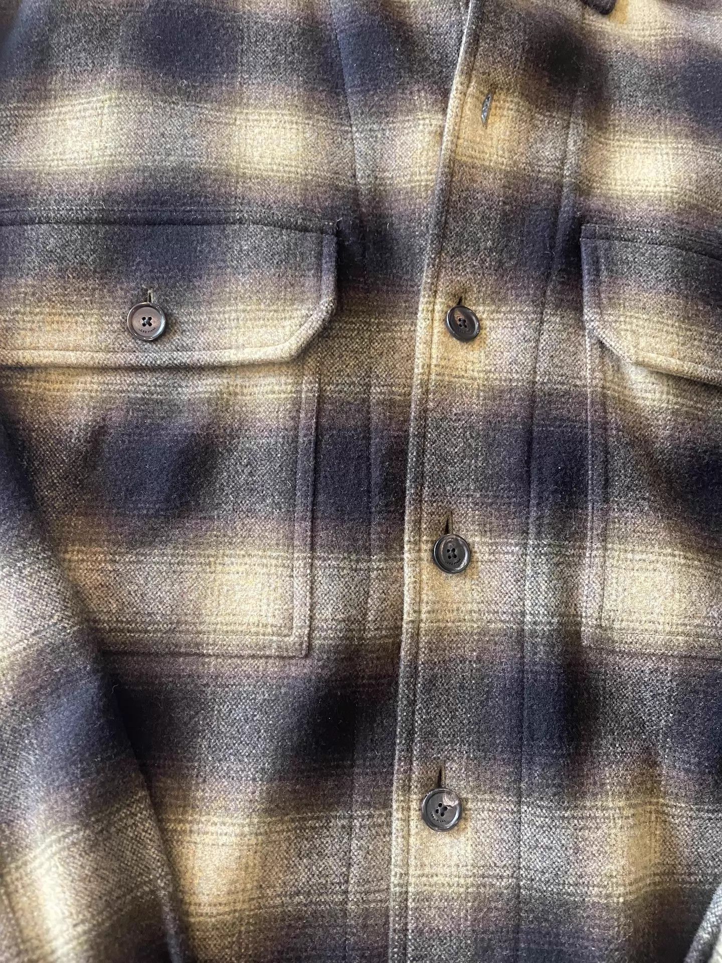Loro Piana Multi-Color Wool Check Shirt Size US L / EU 52-54 / 3 - 4 Thumbnail
