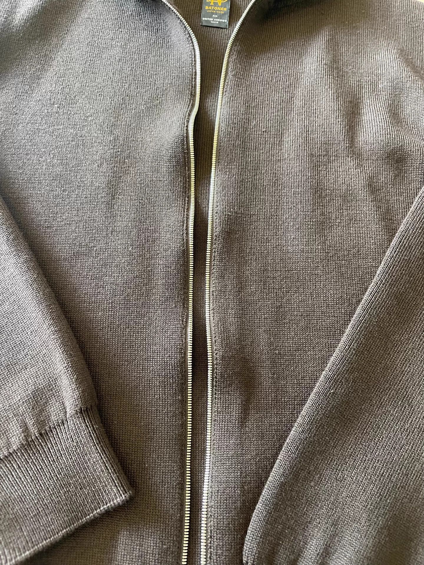 Batoner Wool Cardigan in Brown - Worn Once Size US L / EU 52-54 / 3 - 5 Thumbnail
