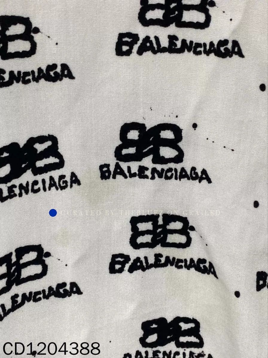 Balenciaga Unique Multi-Colored Graffiti Long Sleeve Shirt Size US M / EU 48-50 / 2 - 5 Thumbnail