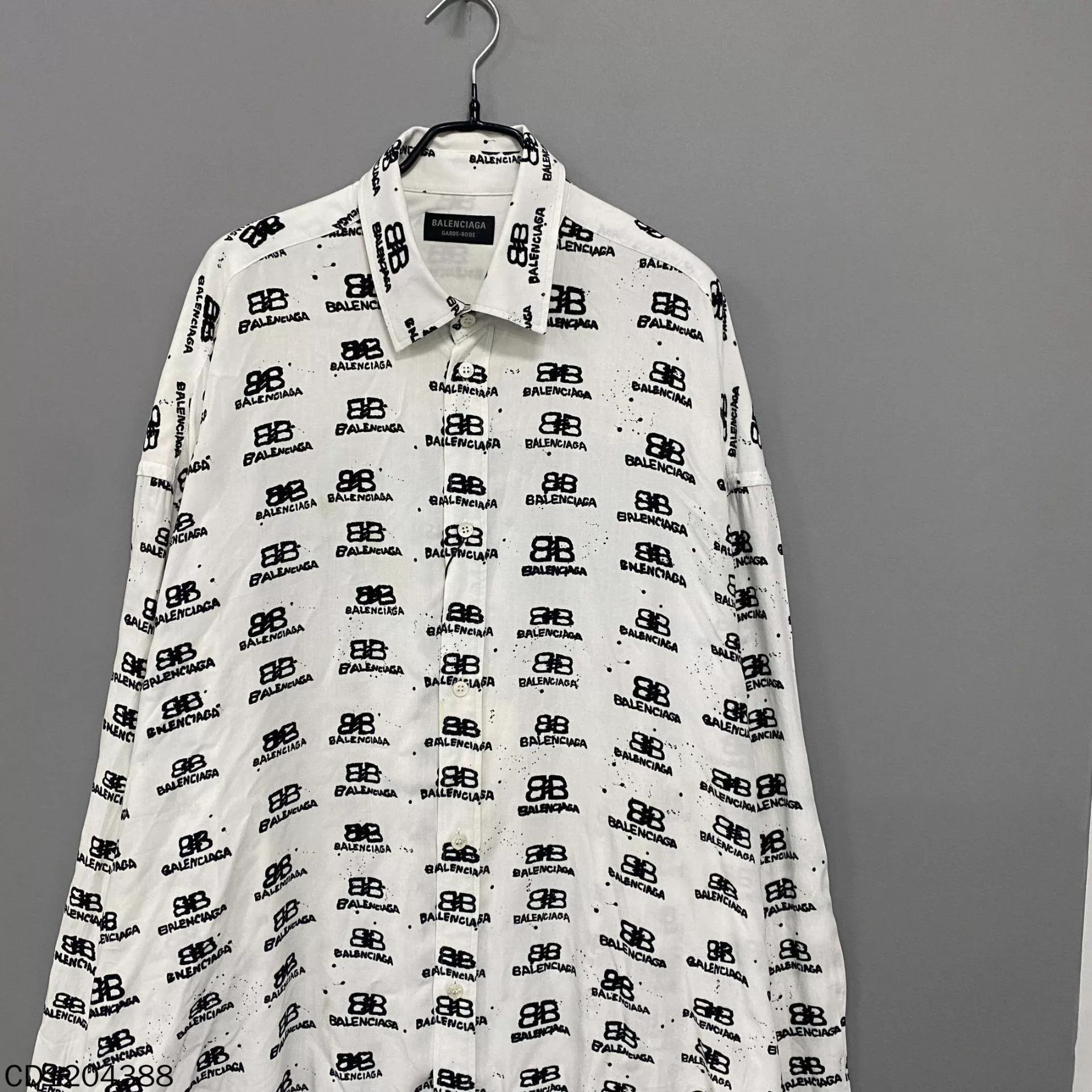 Balenciaga Unique Multi-Colored Graffiti Long Sleeve Shirt Size US M / EU 48-50 / 2 - 2 Thumbnail