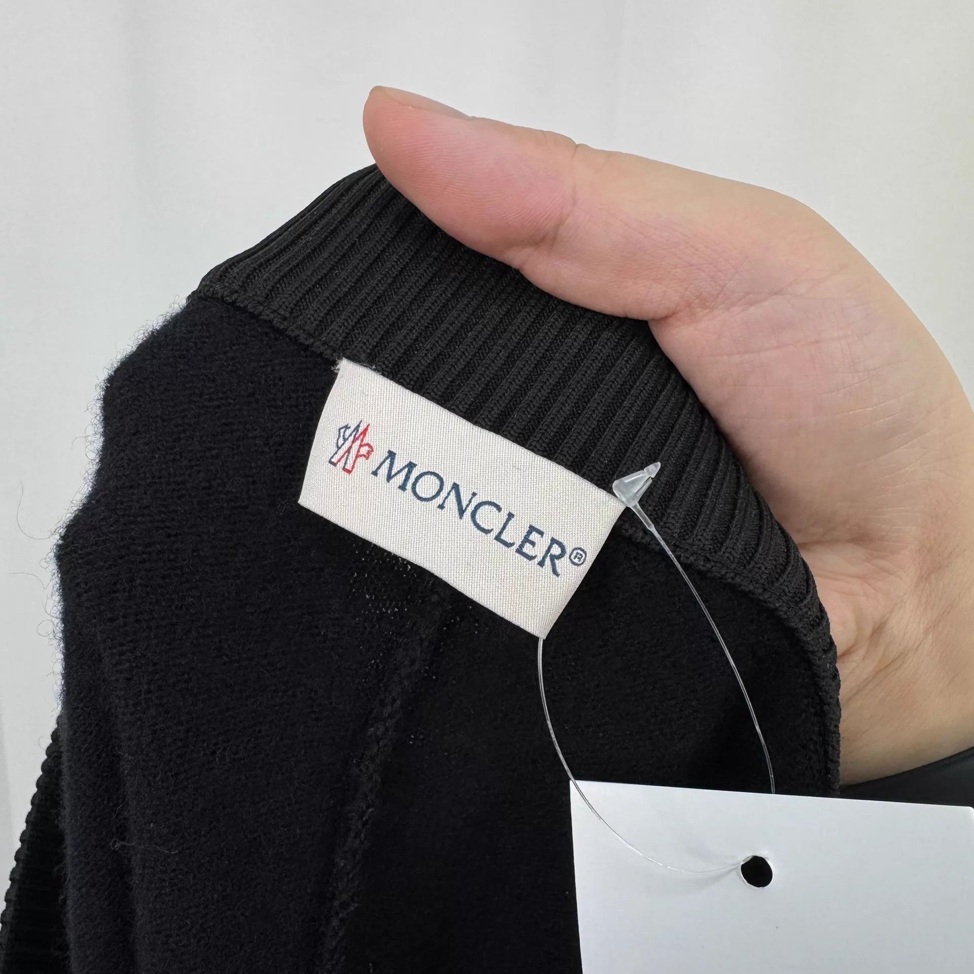 Moncler Stylish Black Knit Striped Sweatpants Size US 34 / EU 50 - 5 Thumbnail