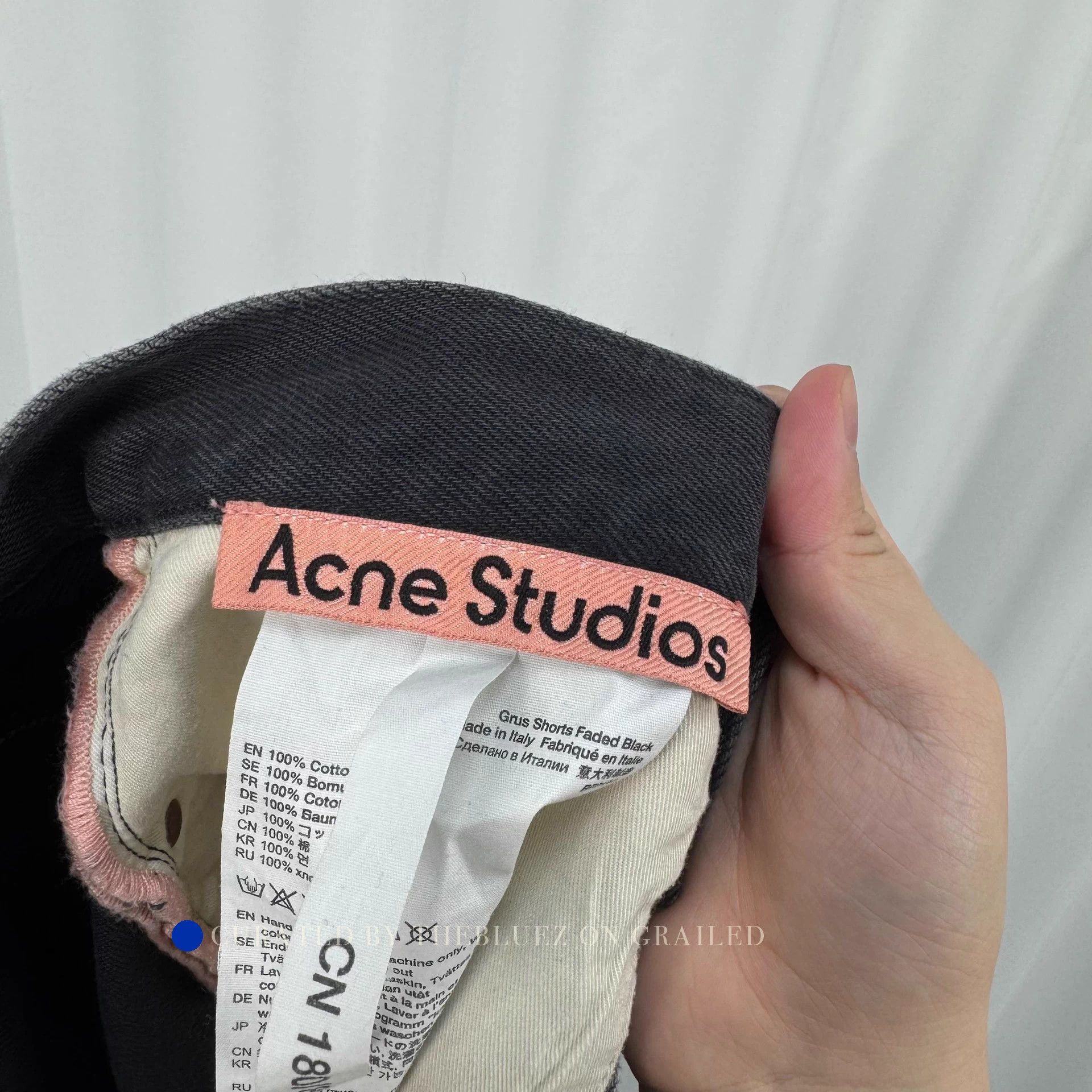 Acne Studios Black Washed Leather 7/8 Pants, Size 32 Size US 32 / EU 48 - 5 Thumbnail