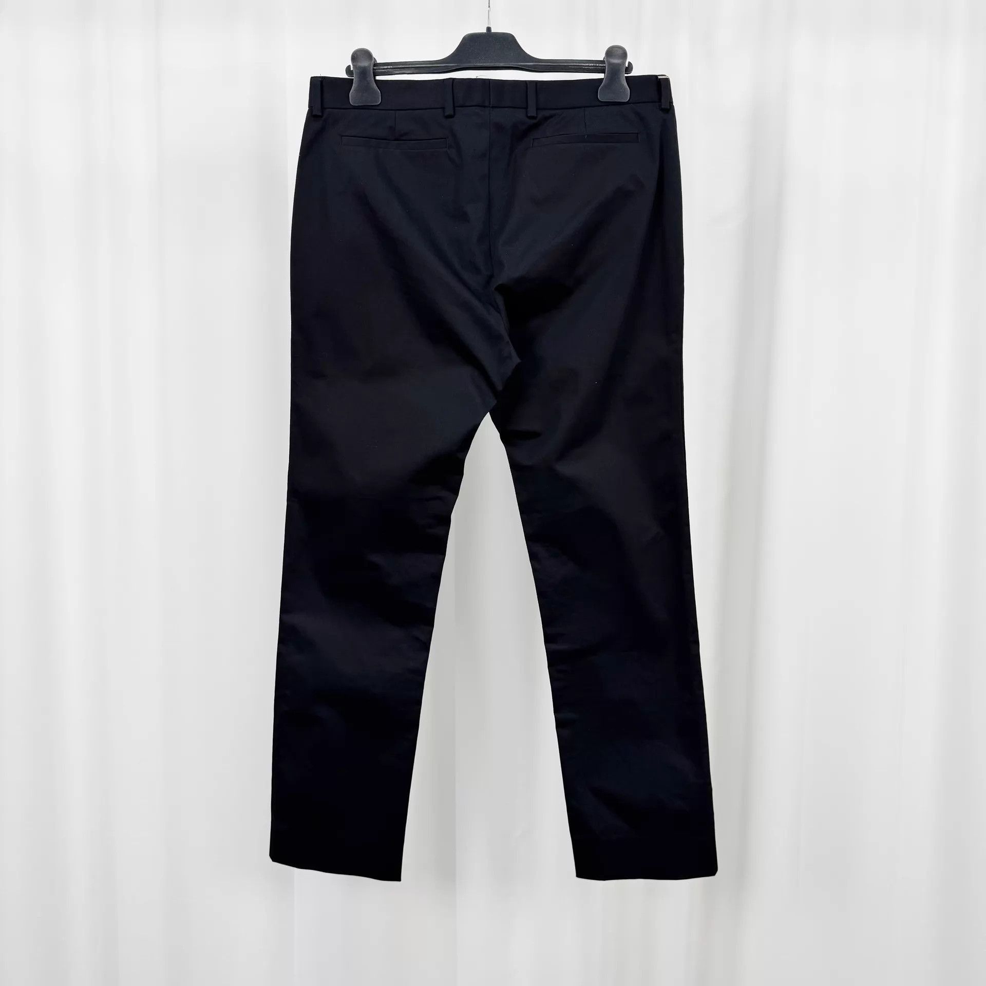 Dior Stylish Black Casual Pants with Embroidered Stripes Size US 36 / EU 52 - 2 Thumbnail