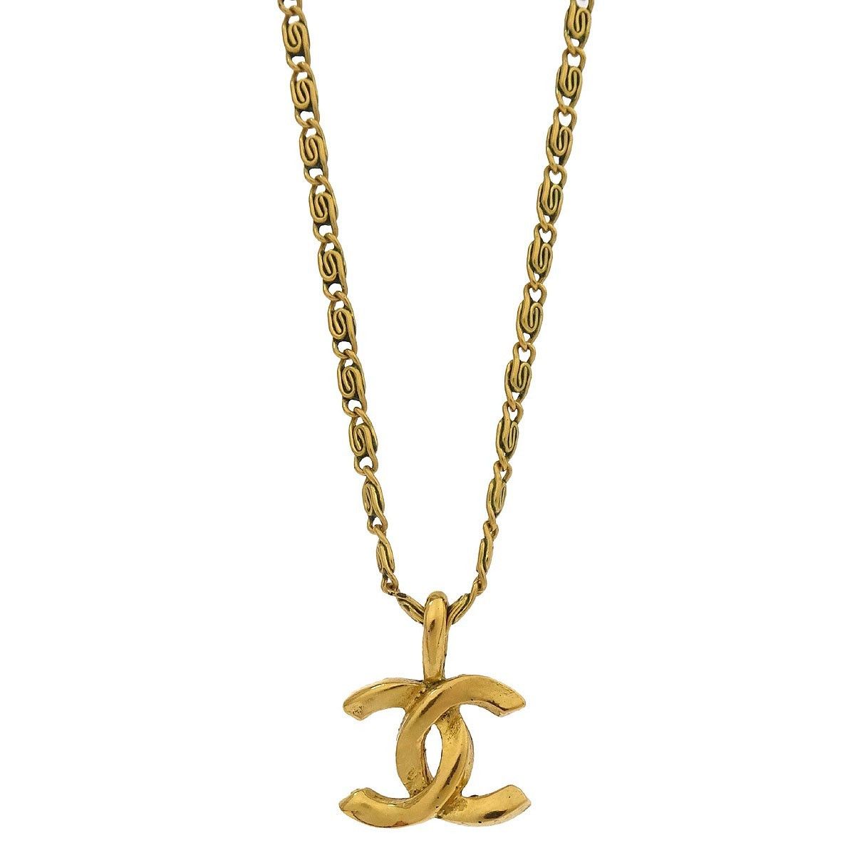 Chanel Chanel Vintage CC Pendant Necklace Metal Size ONE SIZE - 2 Thumbnail