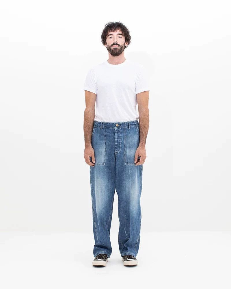 Visvim Washed Blue Old Denim Pants Size US 32 / EU 48 - 4 Thumbnail