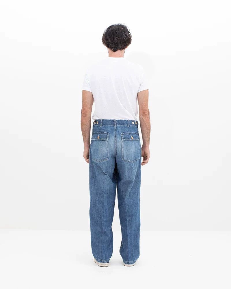 Visvim Washed Blue Old Denim Pants Size US 32 / EU 48 - 5 Thumbnail