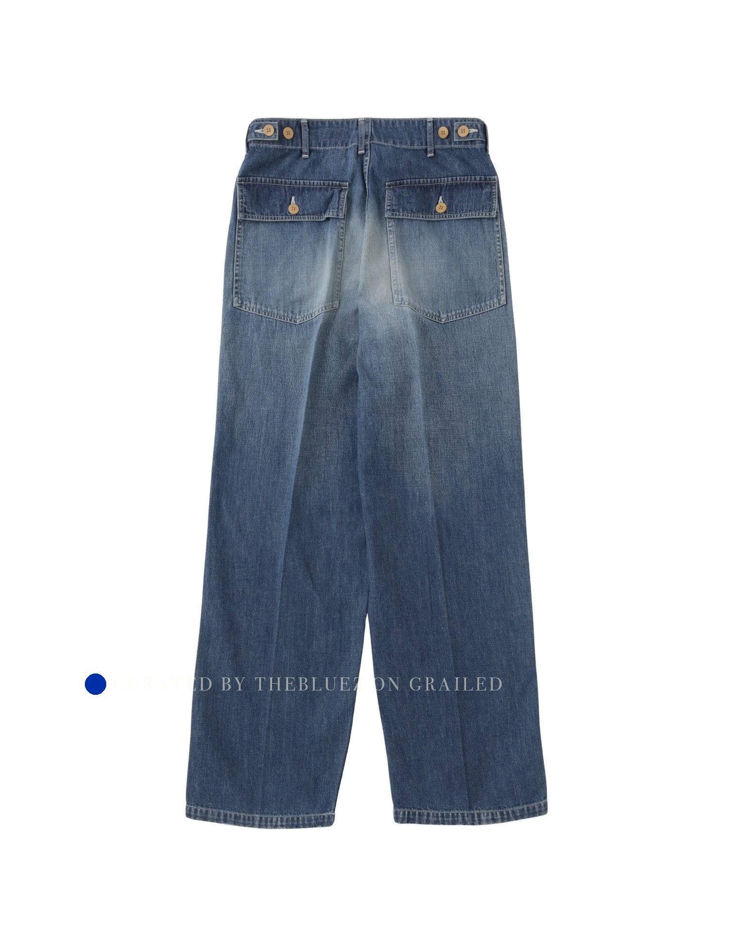 Visvim Washed Blue Old Denim Pants Size US 32 / EU 48 - 7 Thumbnail