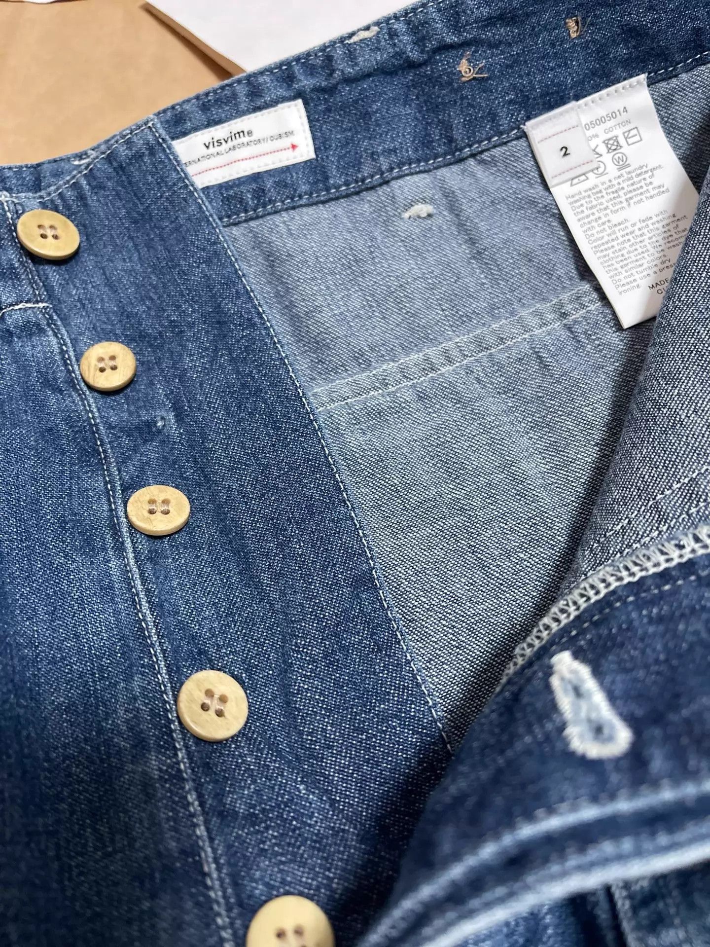 Visvim Washed Blue Old Denim Pants Size US 32 / EU 48 - 2 Thumbnail