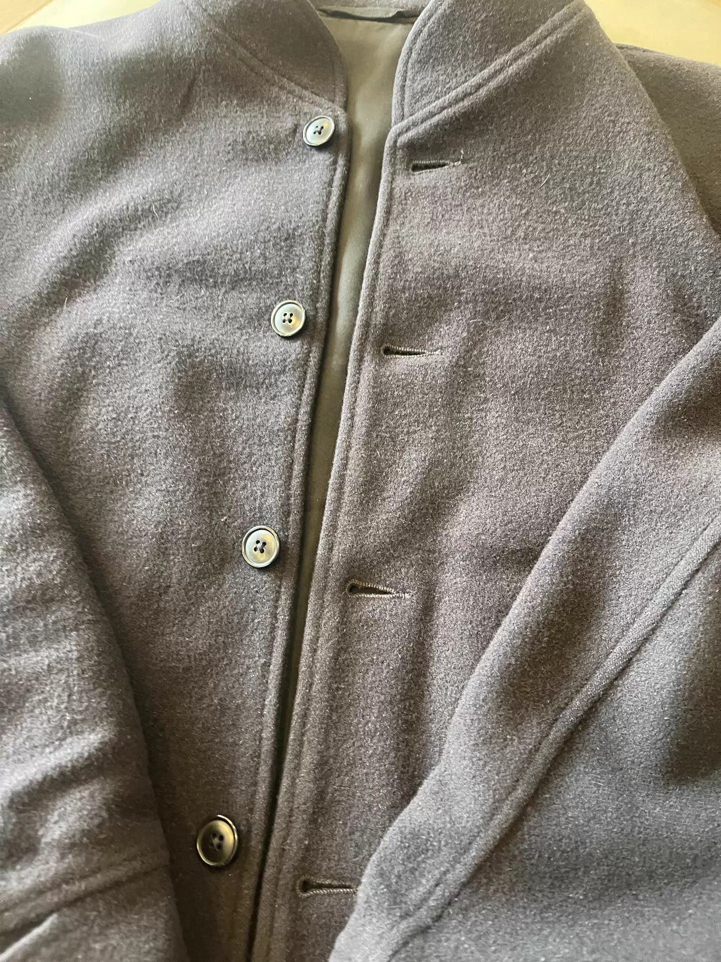 Comoli Classic Black Bomber Jacket with Wool Silk Lining Size US M / EU 48-50 / 2 - 4 Thumbnail