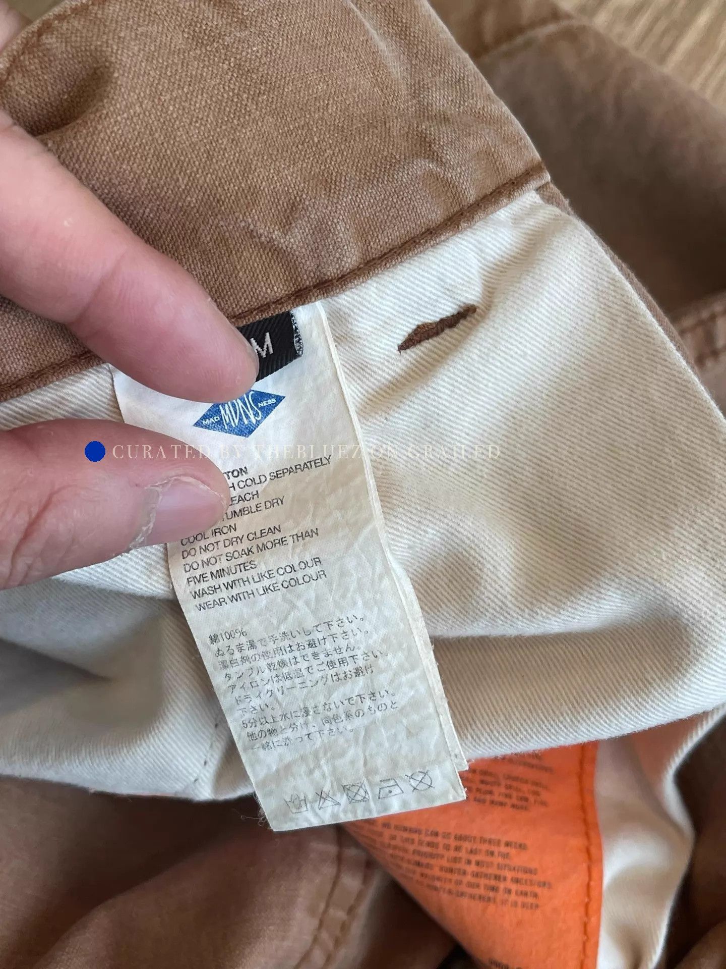 Madness Brown Chino Shorts - Heavy Washed Size US 32 / EU 48 - 8 Thumbnail
