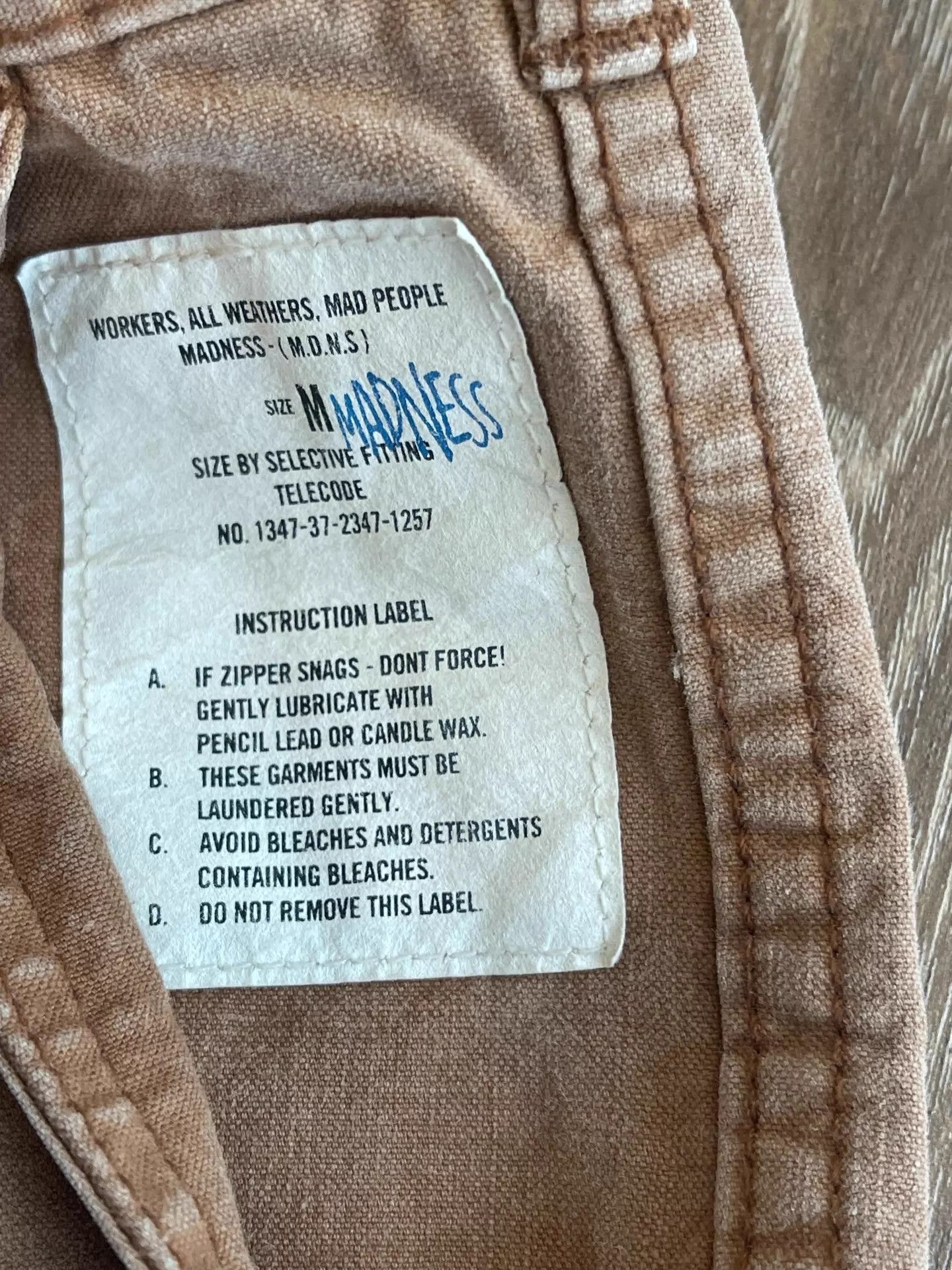 Madness Brown Chino Shorts - Heavy Washed Size US 32 / EU 48 - 6 Thumbnail