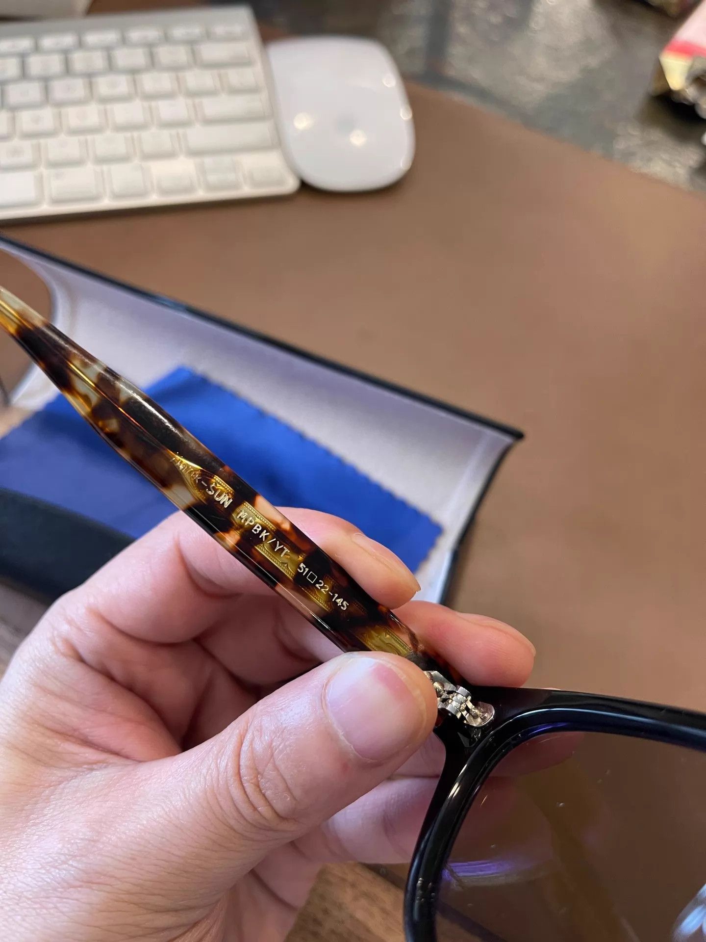 Eyevan 7285 Unworn Brown Eyewear by Edison Chen Size ONE SIZE - 7 Thumbnail