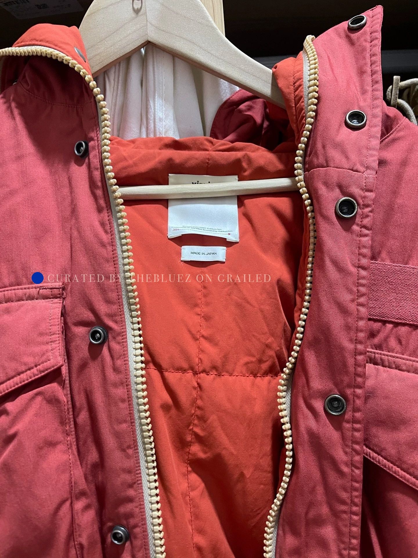 Visvim Cozy Red Down Jacket, Perfect for All Seasons Size US S / EU 44-46 / 1 - 4 Thumbnail