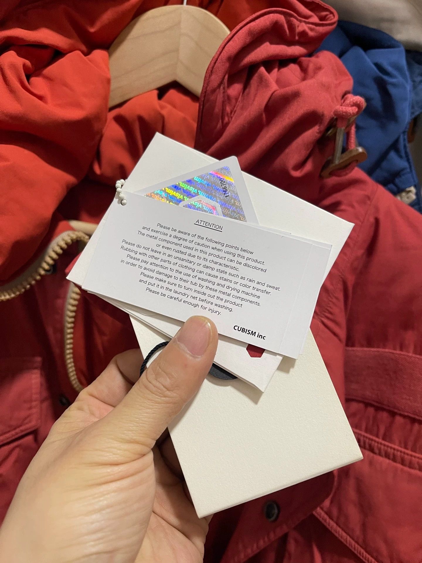 Visvim Cozy Red Down Jacket, Perfect for All Seasons Size US S / EU 44-46 / 1 - 8 Thumbnail