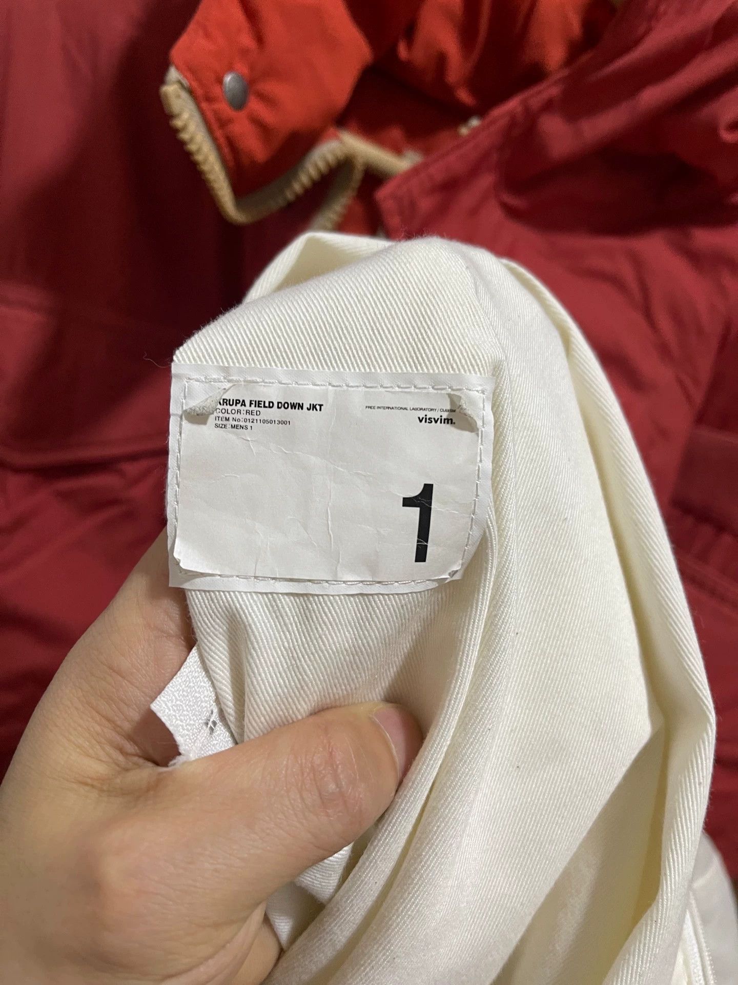 Visvim Cozy Red Down Jacket, Perfect for All Seasons Size US S / EU 44-46 / 1 - 9 Thumbnail