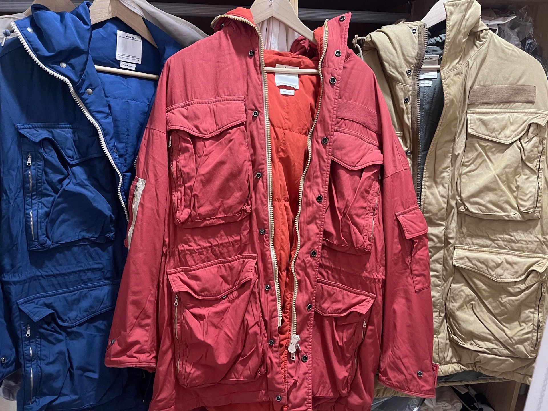 Visvim Cozy Red Down Jacket, Perfect for All Seasons Size US S / EU 44-46 / 1 - 3 Thumbnail