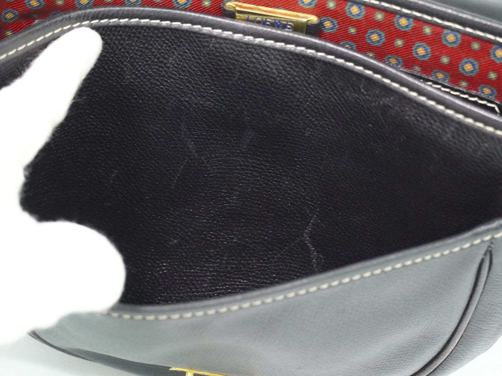 Loewe Loewe Anagram Shoulder Bag Leather Size ONE SIZE - 15 Thumbnail