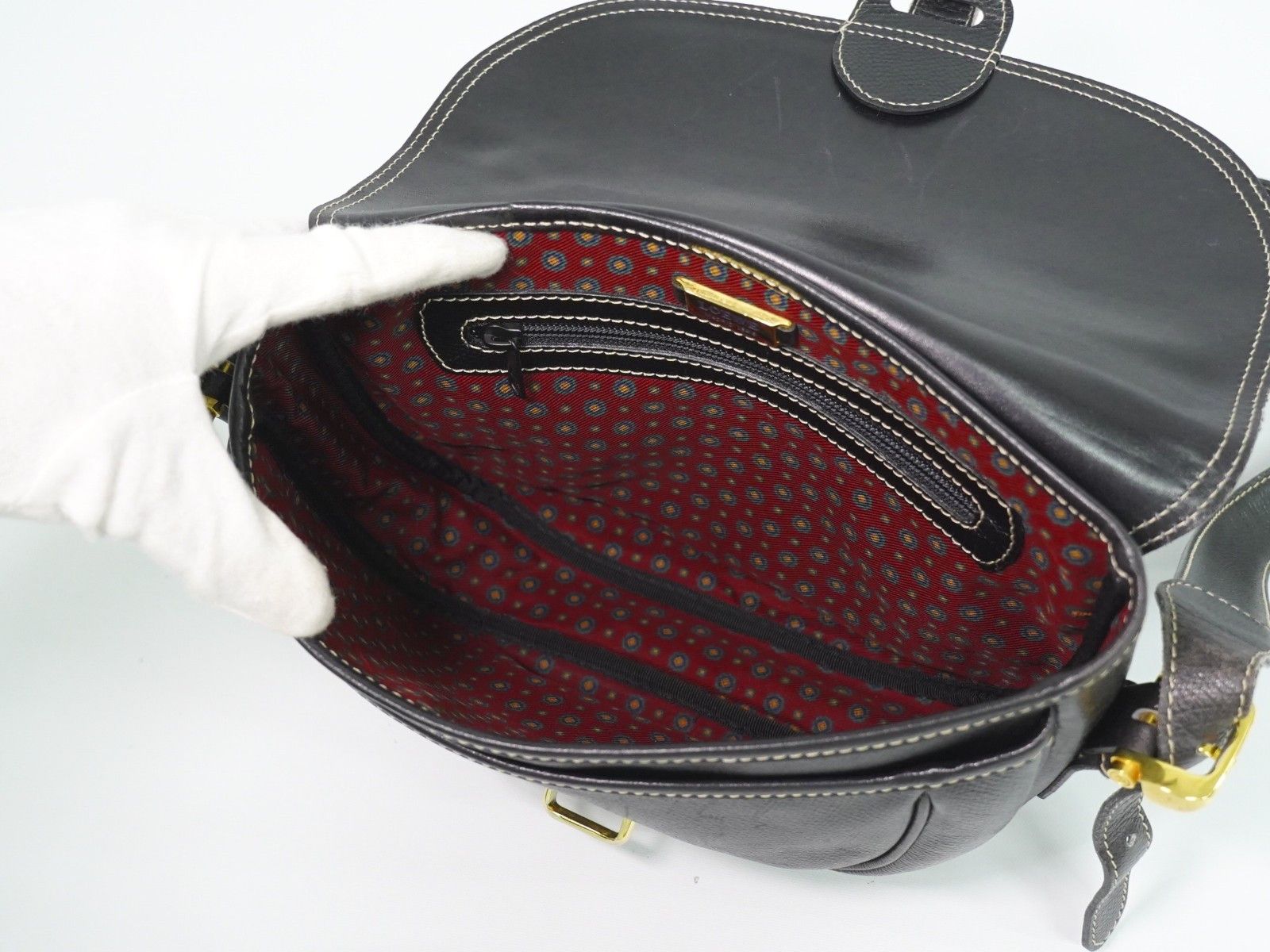 Loewe Loewe Anagram Shoulder Bag Leather Size ONE SIZE - 3 Thumbnail
