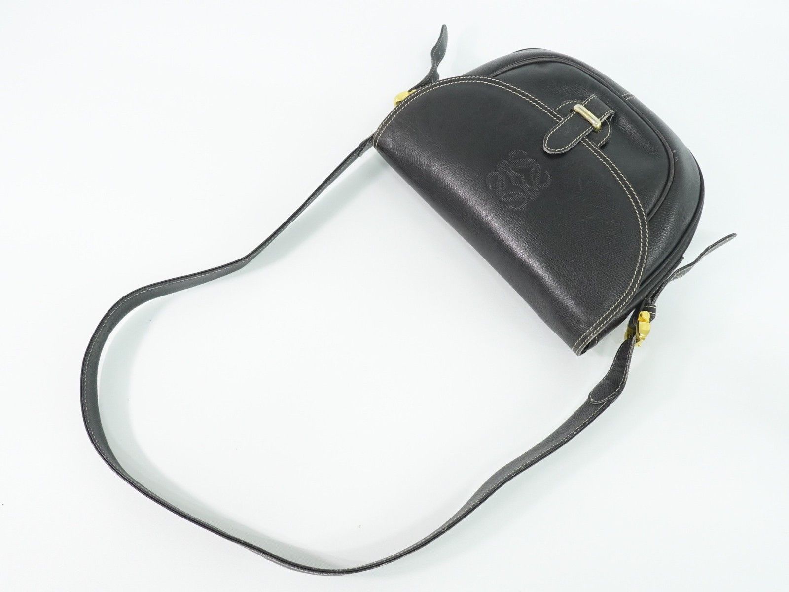 Loewe Loewe Anagram Shoulder Bag Leather Size ONE SIZE - 5 Thumbnail