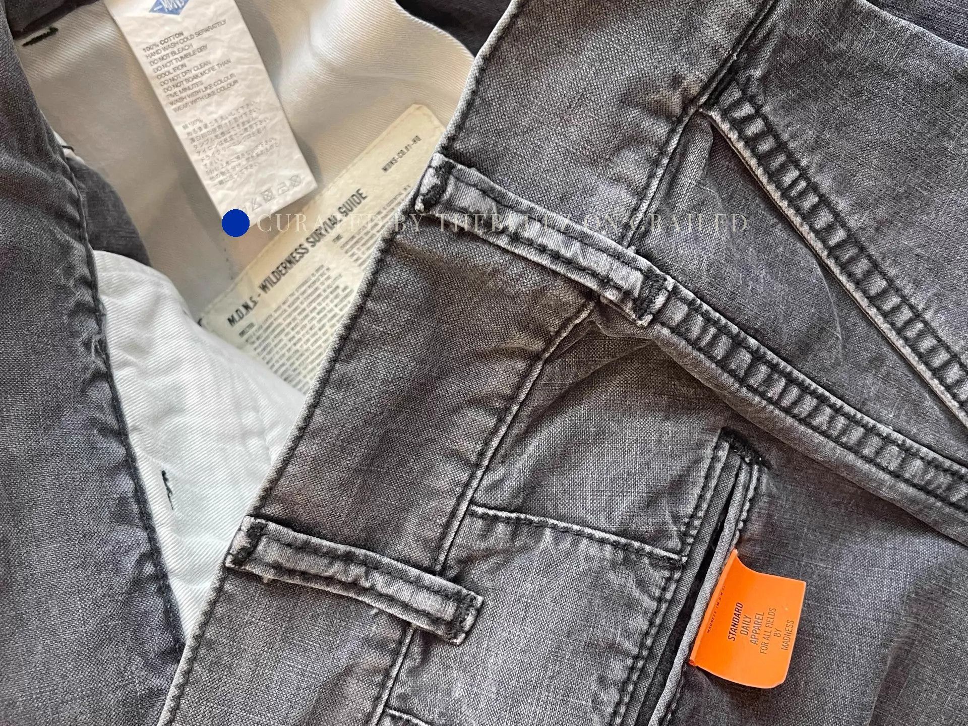 Madness Washed Black Chino Shorts Size US 32 / EU 48 - 4 Thumbnail