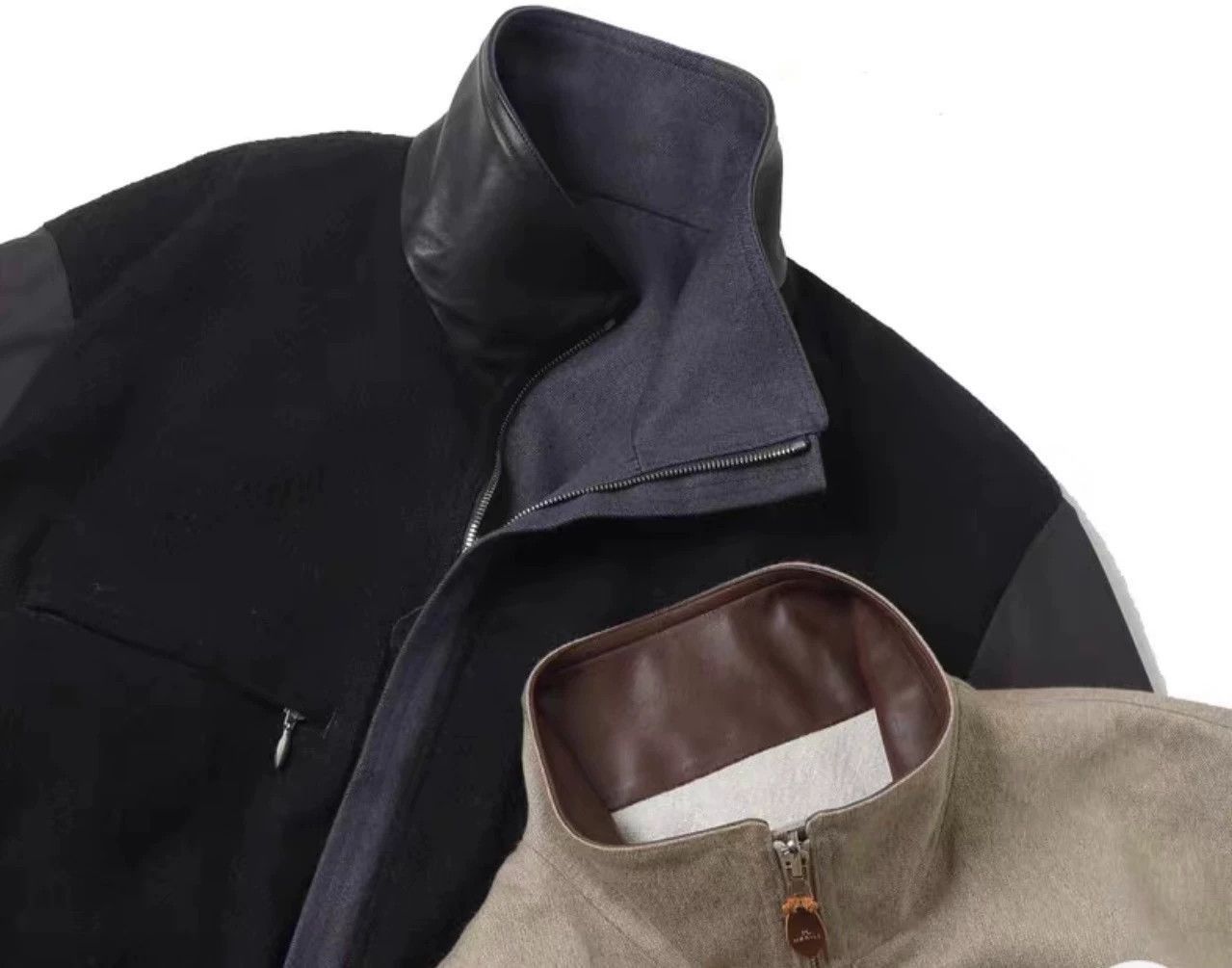 Herill Weekend Navy Sheepskin Collar Jacket Size US M / EU 48-50 / 2 - 5 Thumbnail