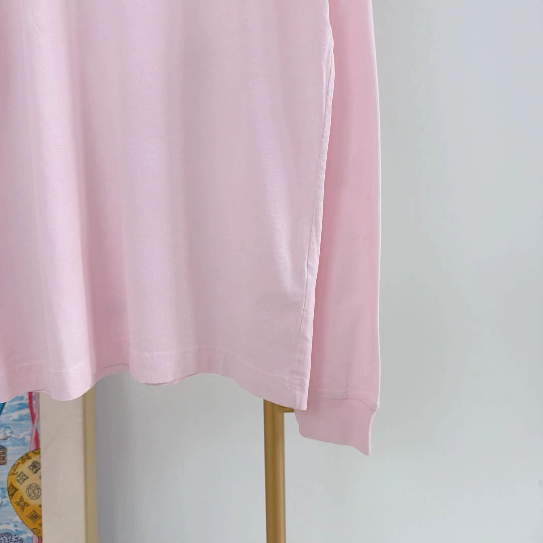 Alexander Wang Stylish Pink Long Sleeve Tee in Size XS Size US XS / EU 42 / 0 - 4 Thumbnail