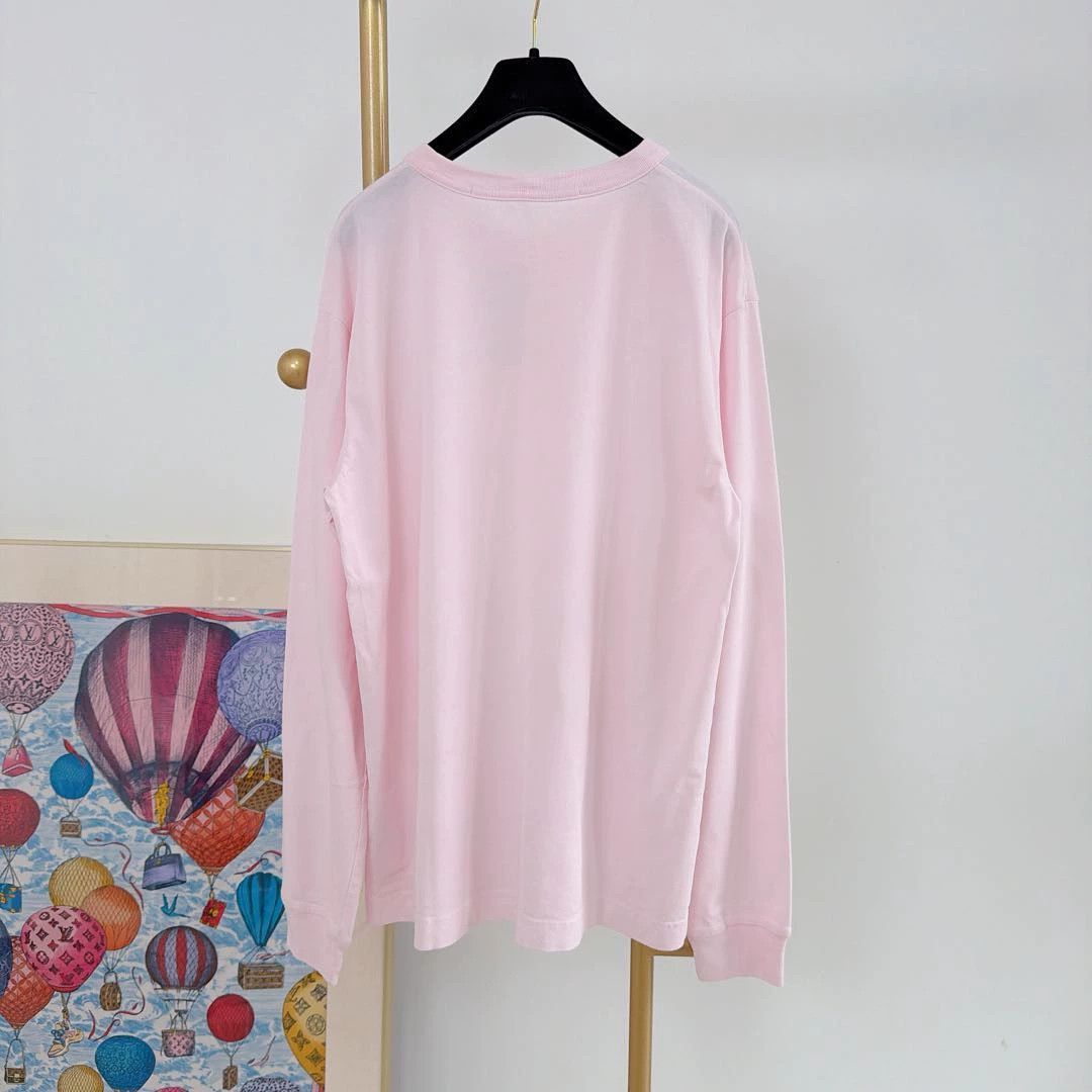 Alexander Wang Stylish Pink Long Sleeve Tee in Size XS Size US XS / EU 42 / 0 - 2 Thumbnail