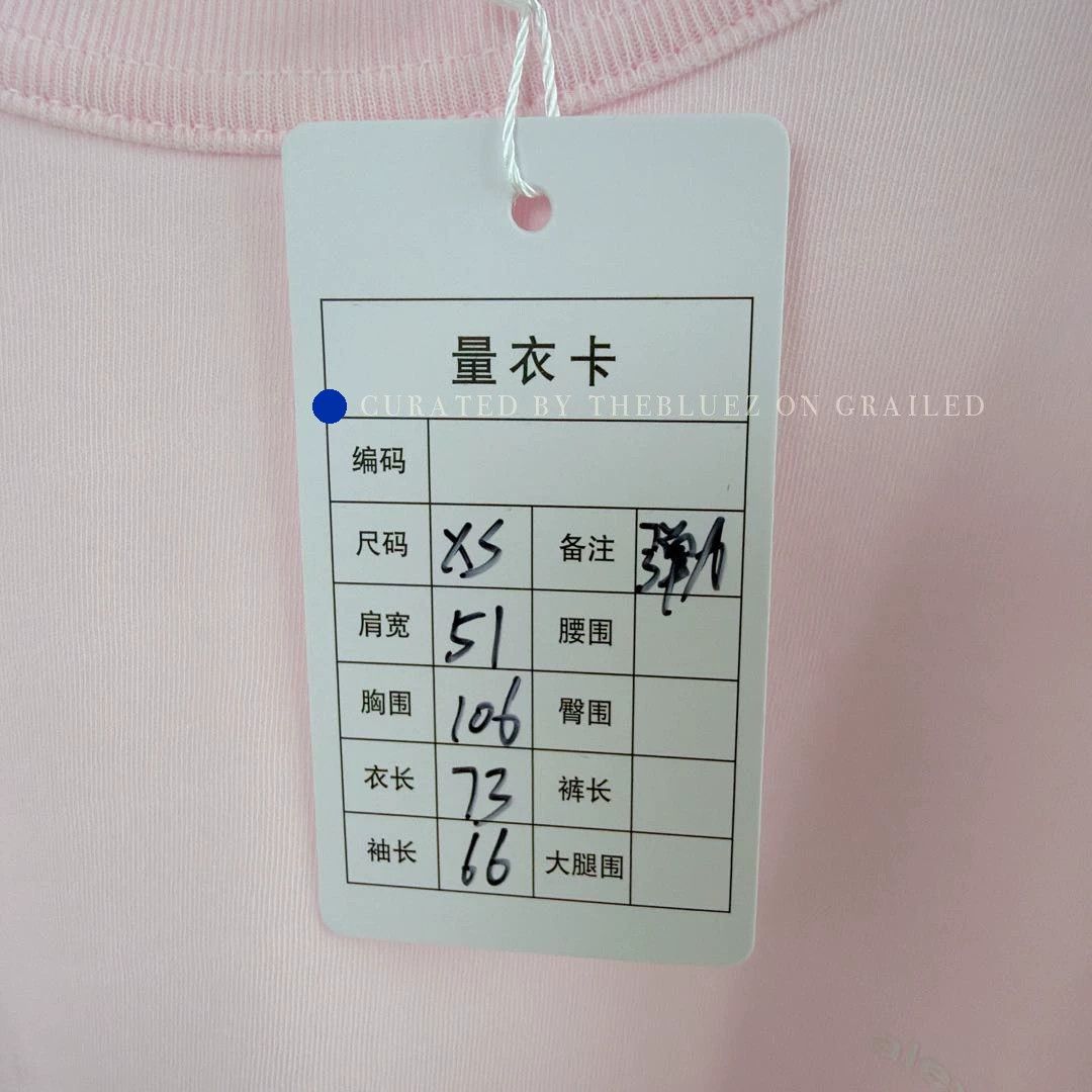 Alexander Wang Stylish Pink Long Sleeve Tee in Size XS Size US XS / EU 42 / 0 - 9 Thumbnail