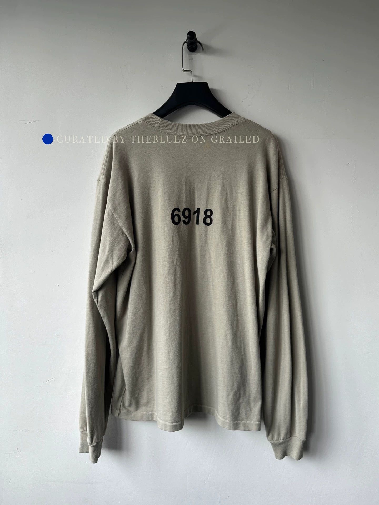 Yeezy Rare Long Sleeve Brown Tee with Unique Pattern Size US M / EU 48-50 / 2 - 3 Thumbnail