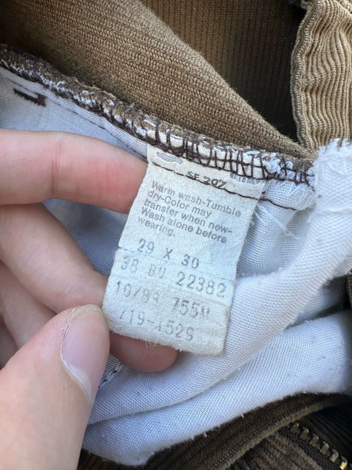 Levi's Vintage Corduroy 5-Pocket Pants Size US 30 / EU 46 - 6 Thumbnail