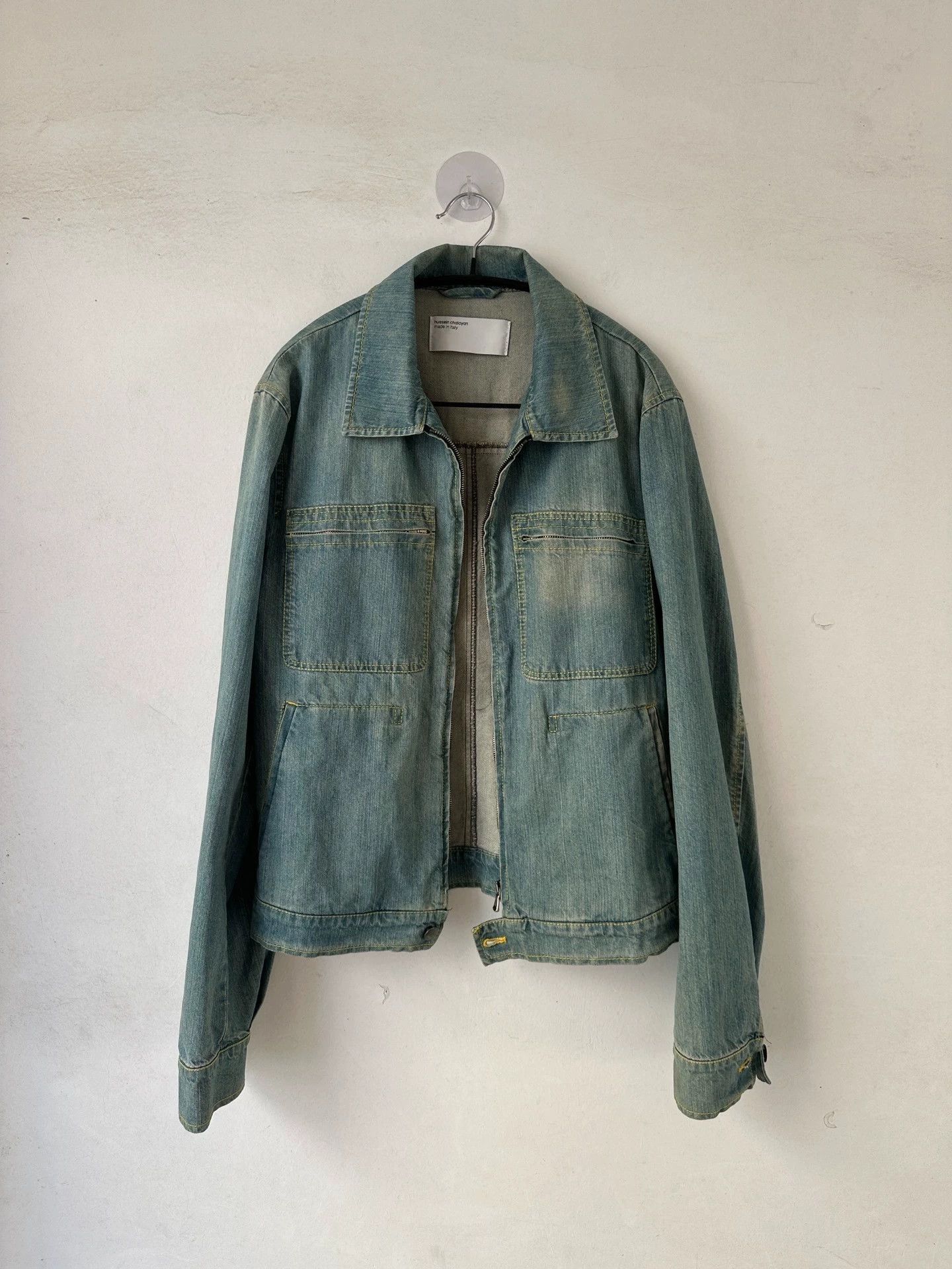 Hussein Chalayan Rare 3 Zip Denim Jacket in Blue Size US M / EU 48-50 / 2 - 2 Thumbnail