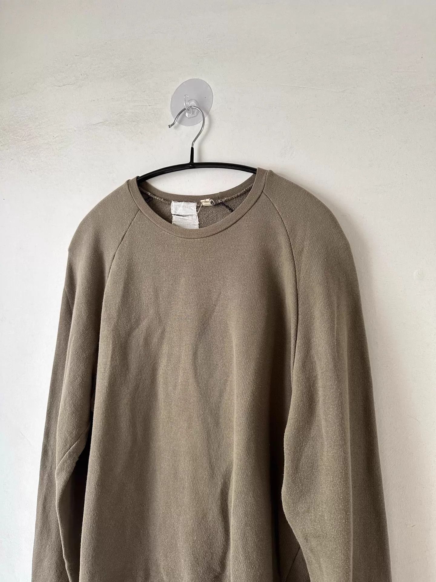 Helmut Lang Dropped-Shoulder Crewneck in Rich Brown Size US M / EU 48-50 / 2 - 2 Thumbnail