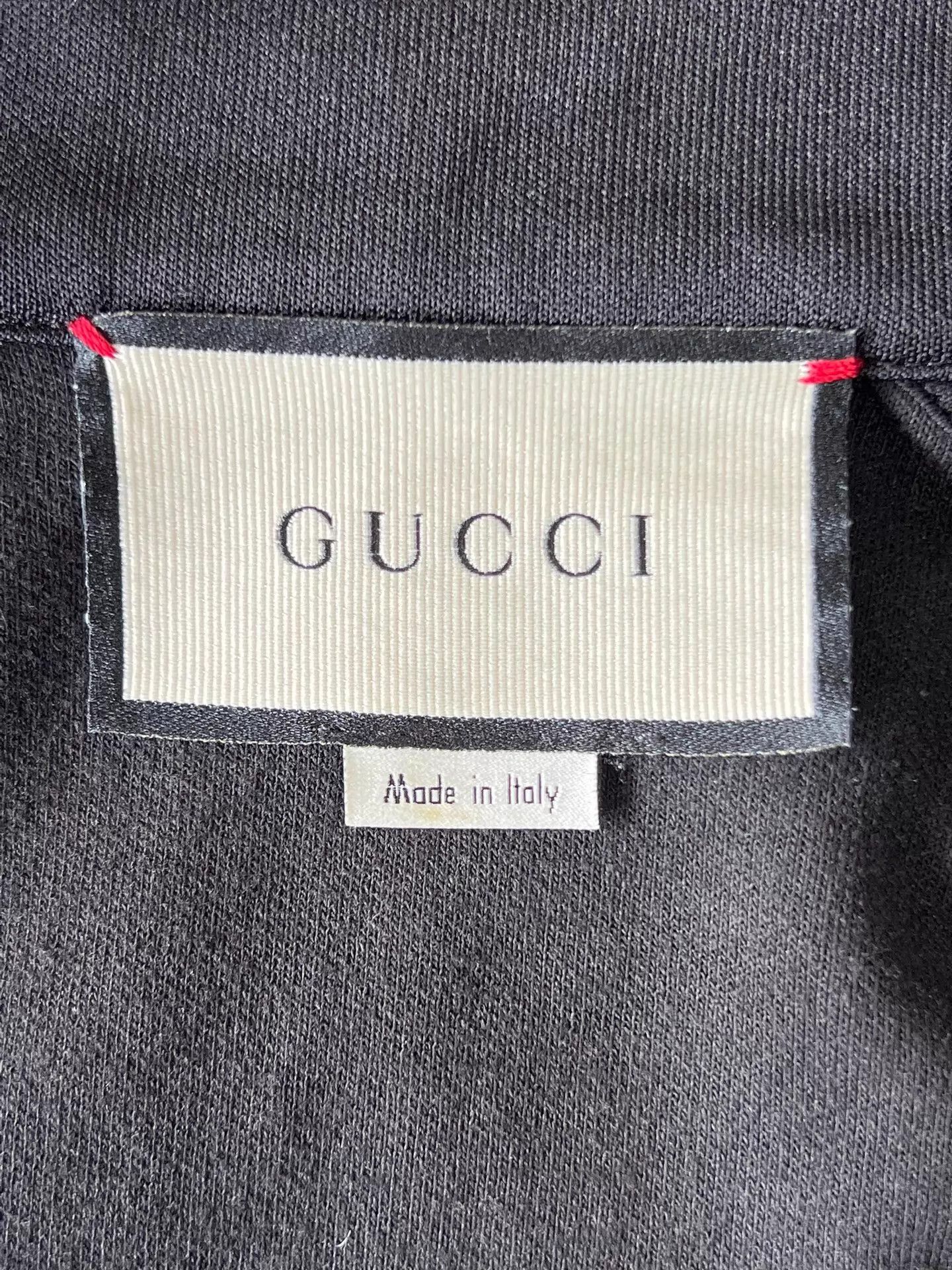 Gucci Black Webbing Logo Jacket with Stripes Size US XS / EU 42 / 0 - 8 Thumbnail