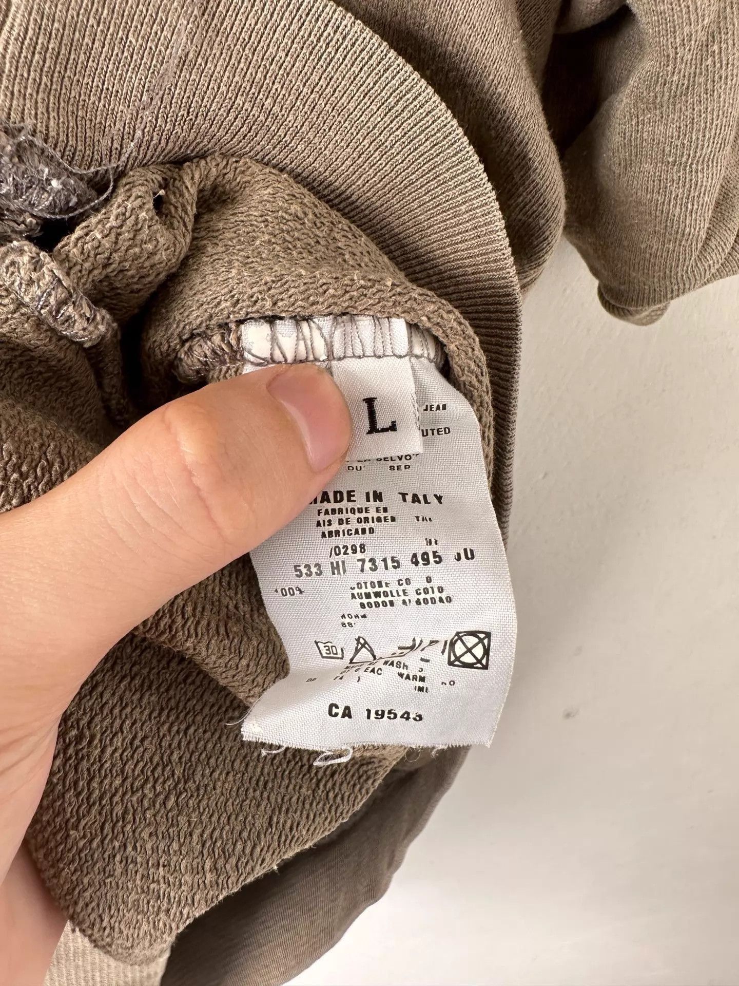 Helmut Lang Vintage Cotton Short Sleeve Vest in Brown Size US L / EU 52-54 / 3 - 5 Thumbnail