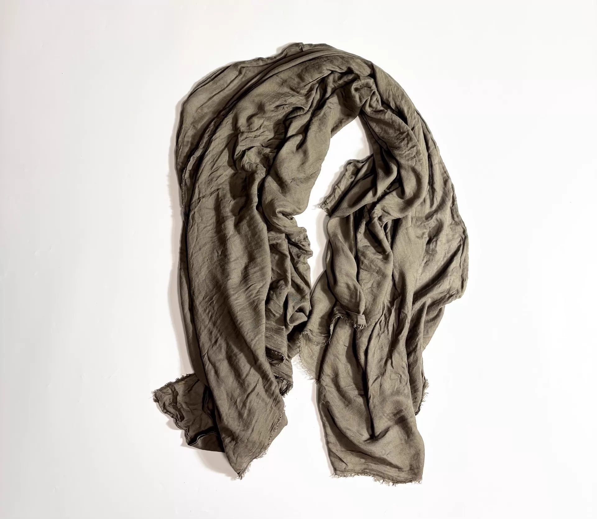 Visvim Oversized Beige Scarf/Shawl Size ONE SIZE - 2 Thumbnail