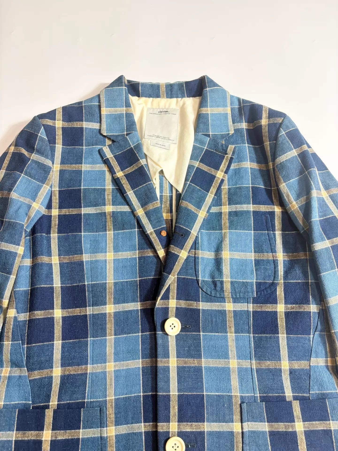Visvim Vintage Check Blazer in Blue Size US M / EU 48-50 / 2 - 3 Thumbnail