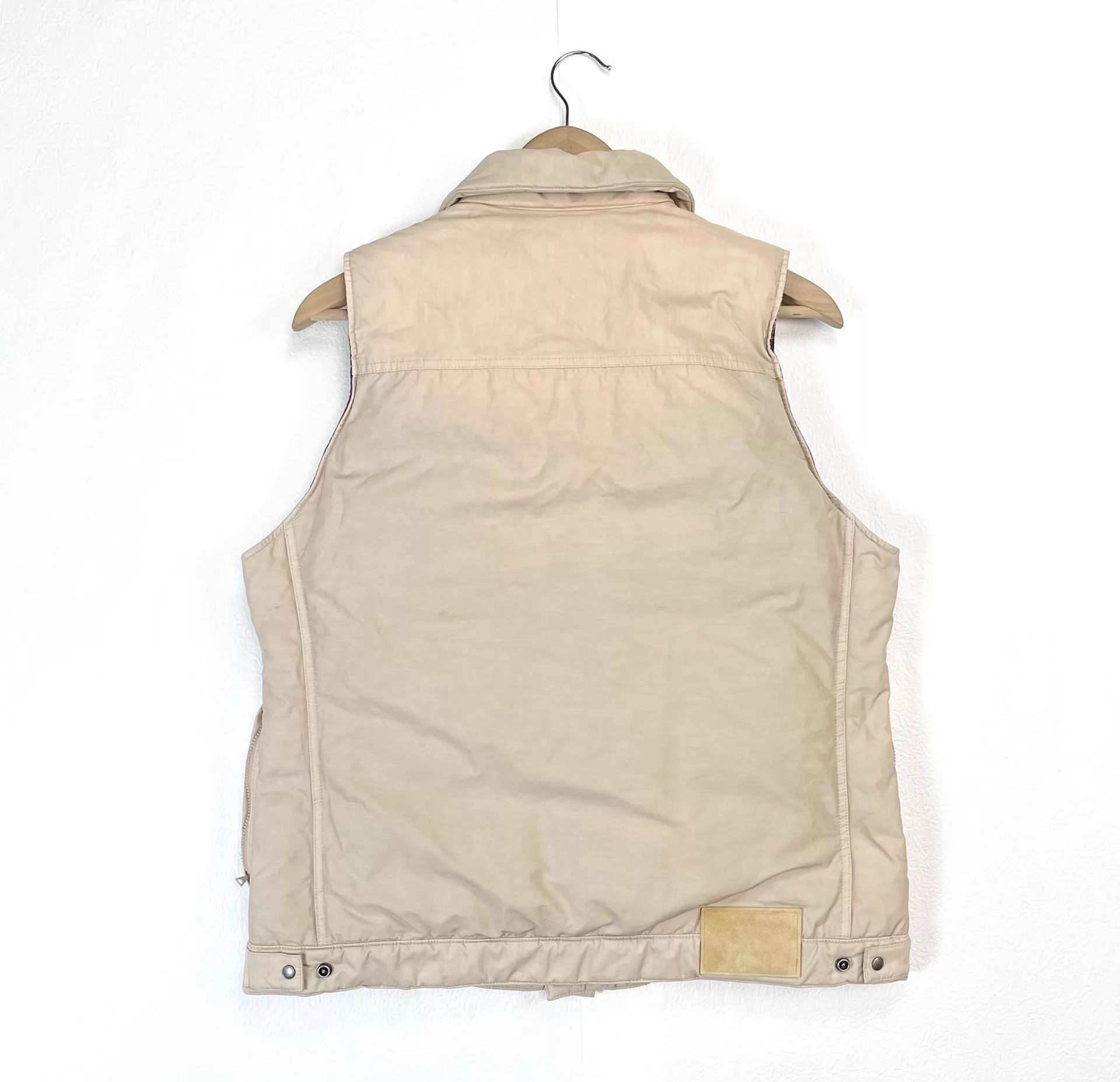 Visvim Mud Dyed Goose Down Vest in Beige Size US S / EU 44-46 / 1 - 2 Thumbnail