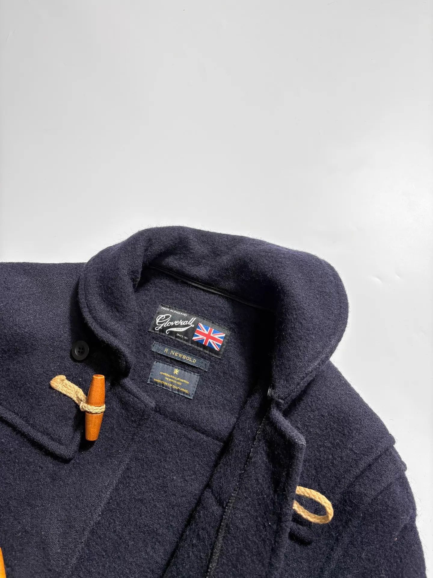 Gloverall Black Wool Overcoat in Size S Size US S / EU 44-46 / 1 - 4 Thumbnail