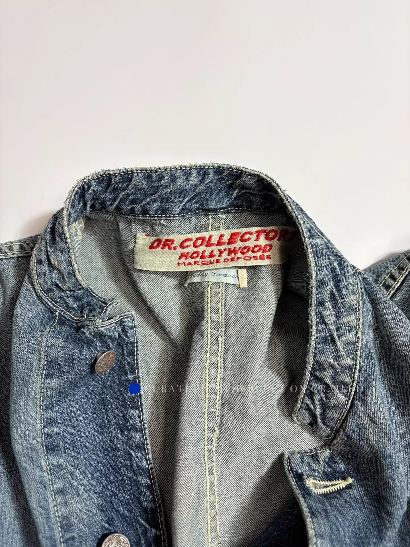 Dr. Collectors Vintage Thunderbird Denim Jacket in Blue Size US L / EU 52-54 / 3 - 5 Thumbnail