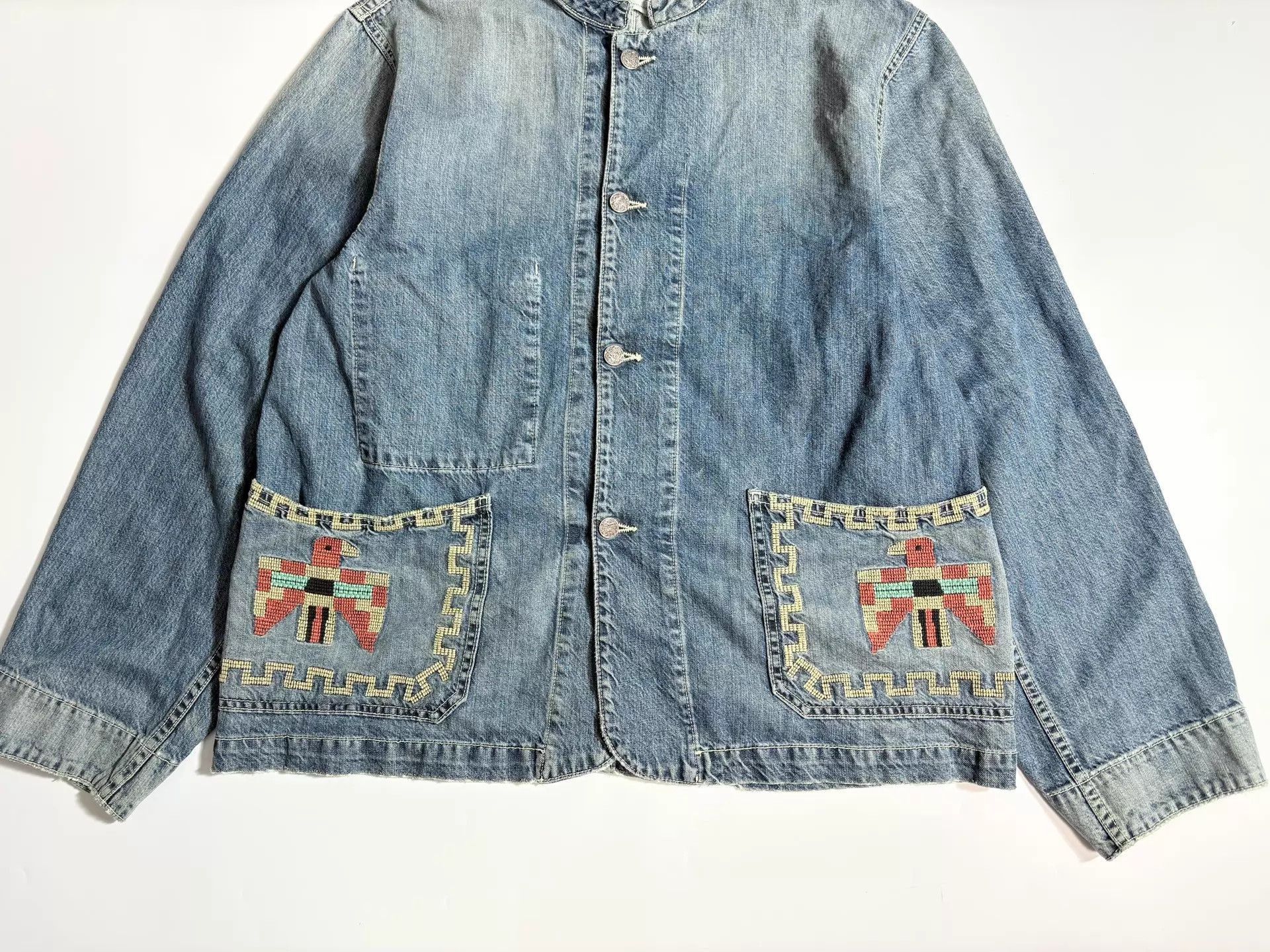 Dr. Collectors Vintage Thunderbird Denim Jacket in Blue Size US L / EU 52-54 / 3 - 2 Thumbnail