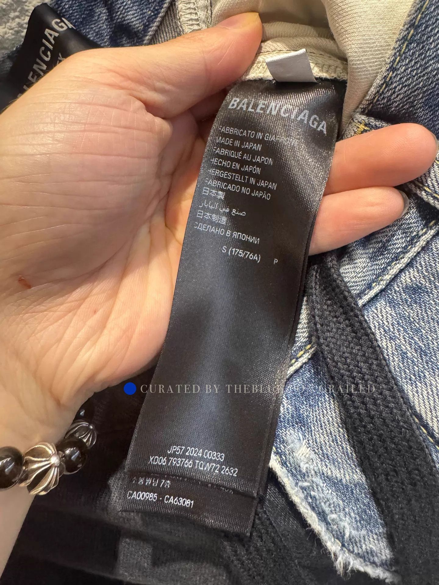 Balenciaga Color-Blocked Unisex Jeans Size US 30 / EU 46 - 4 Thumbnail