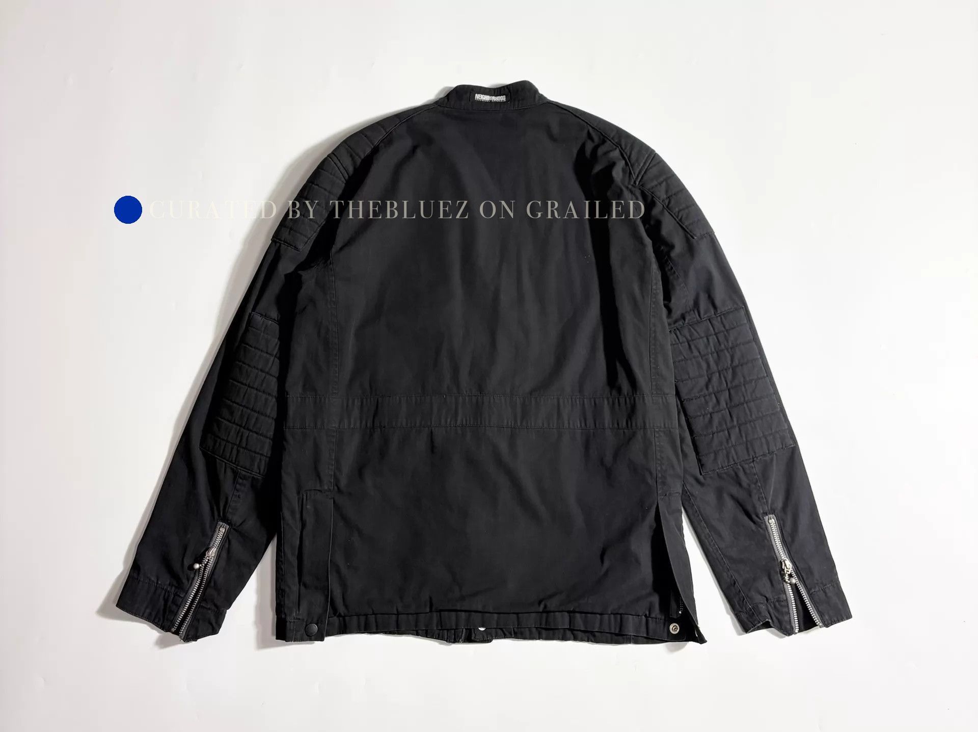 Neighborhood Sleek Black Leather Biker Jacket Size US M / EU 48-50 / 2 - 2 Thumbnail