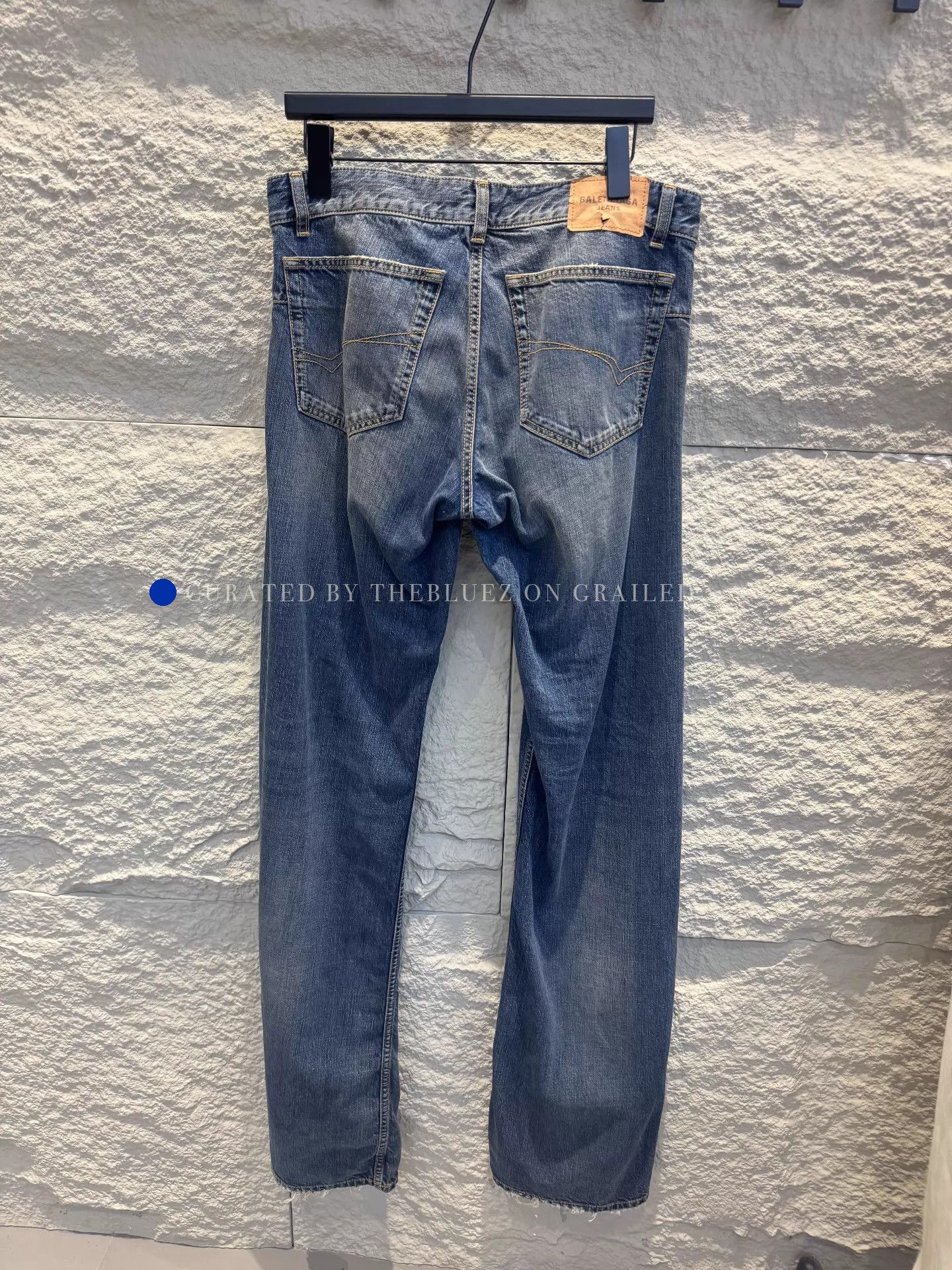 Balenciaga Classic Blue Denim Pants, Size 30 Size US 30 / EU 46 - 3 Thumbnail