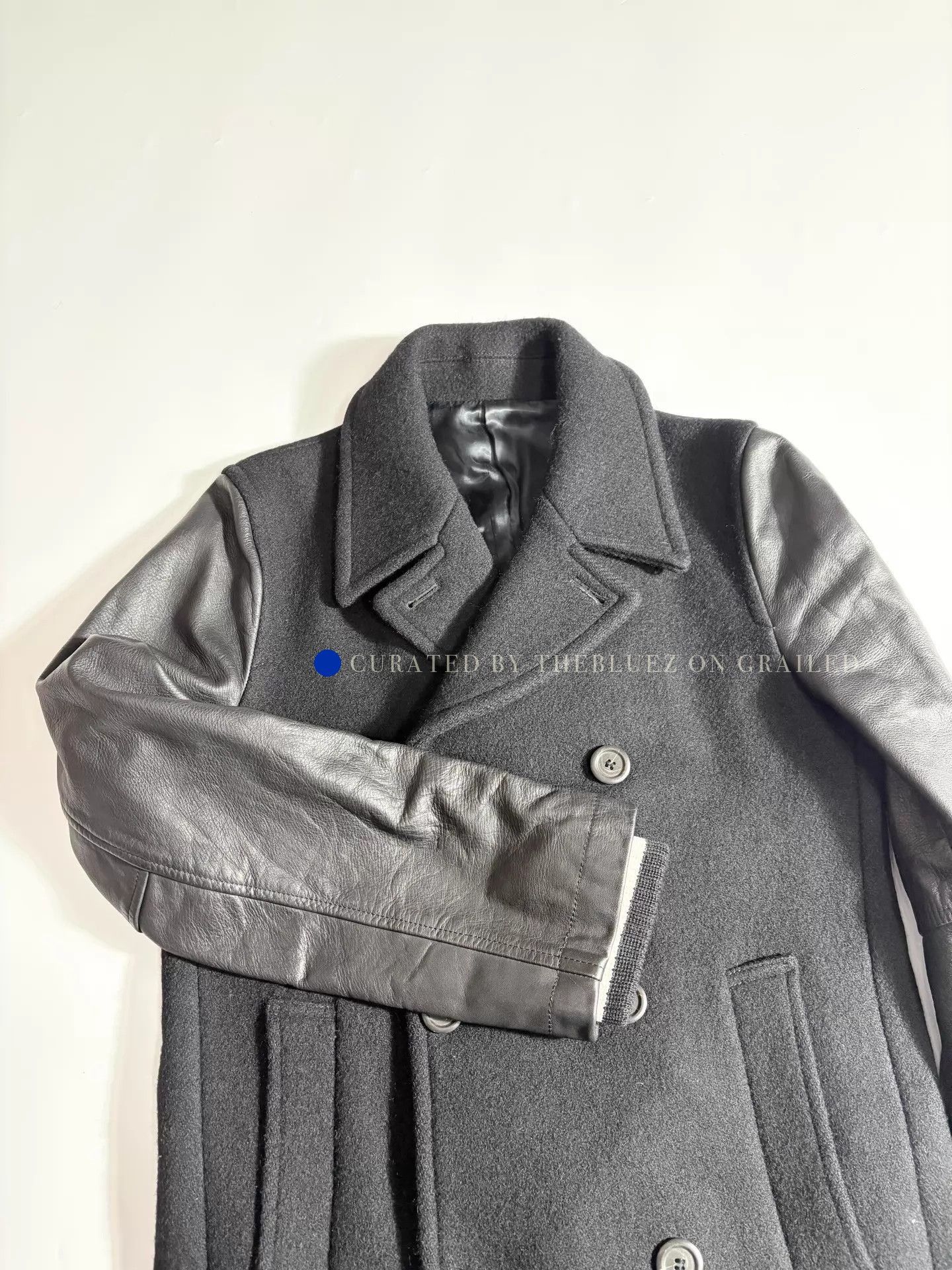 PHIGVEL MAKERS & Co. Sleek Black Jacket with Leather Sleeves Size US M / EU 48-50 / 2 - 3 Thumbnail