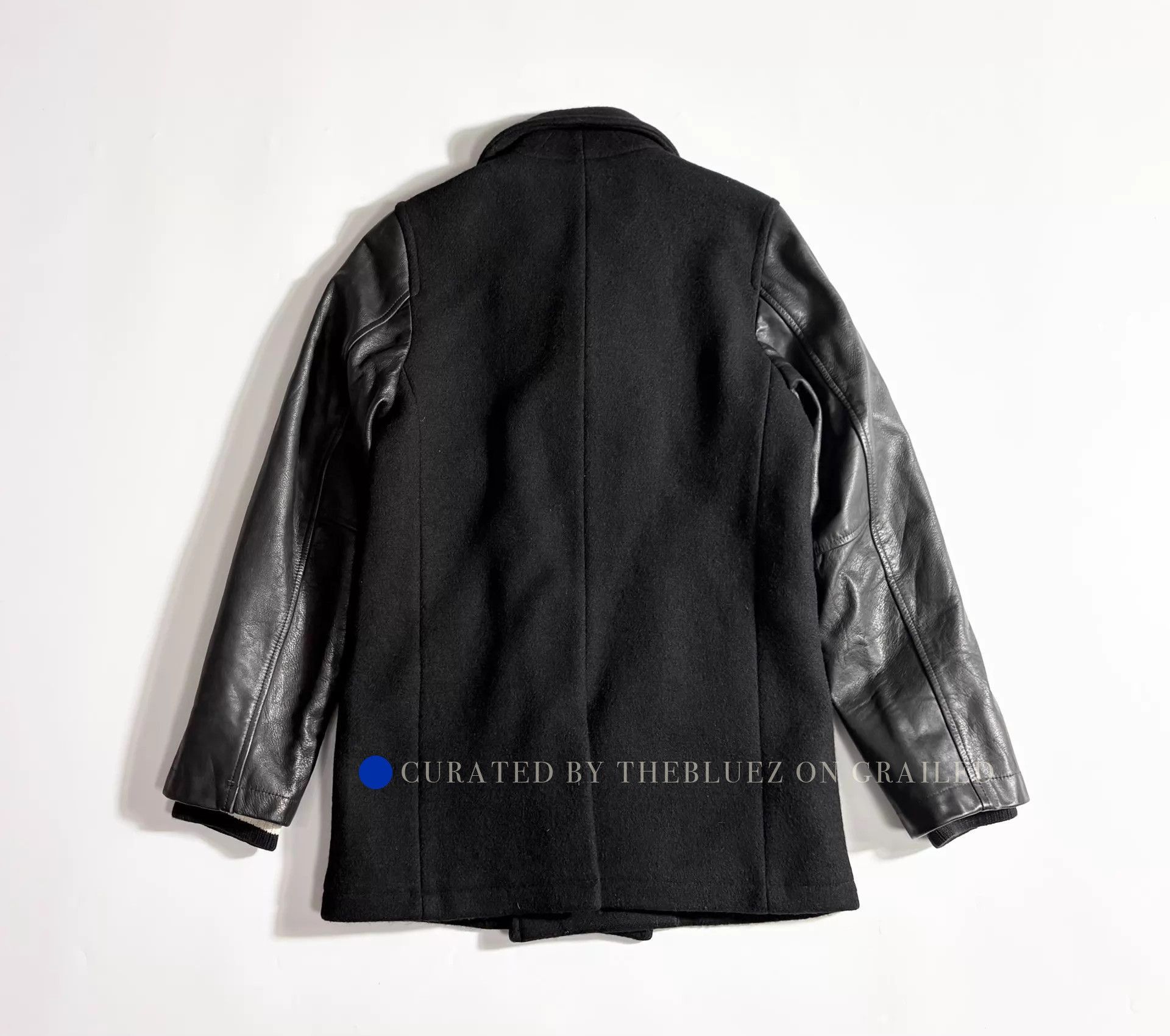 PHIGVEL MAKERS & Co. Sleek Black Jacket with Leather Sleeves Size US M / EU 48-50 / 2 - 2 Thumbnail