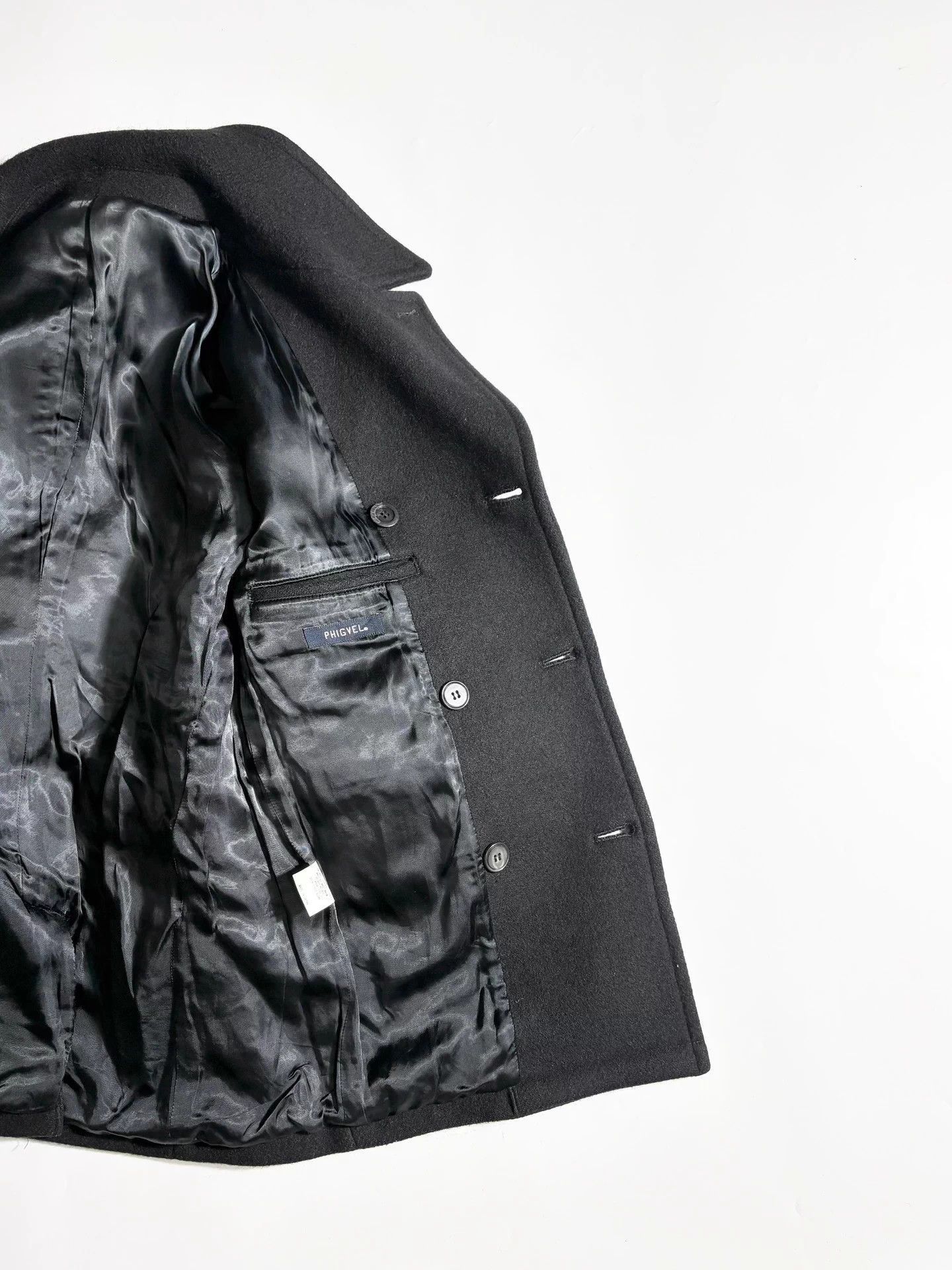 PHIGVEL MAKERS & Co. Sleek Black Jacket with Leather Sleeves Size US M / EU 48-50 / 2 - 5 Thumbnail