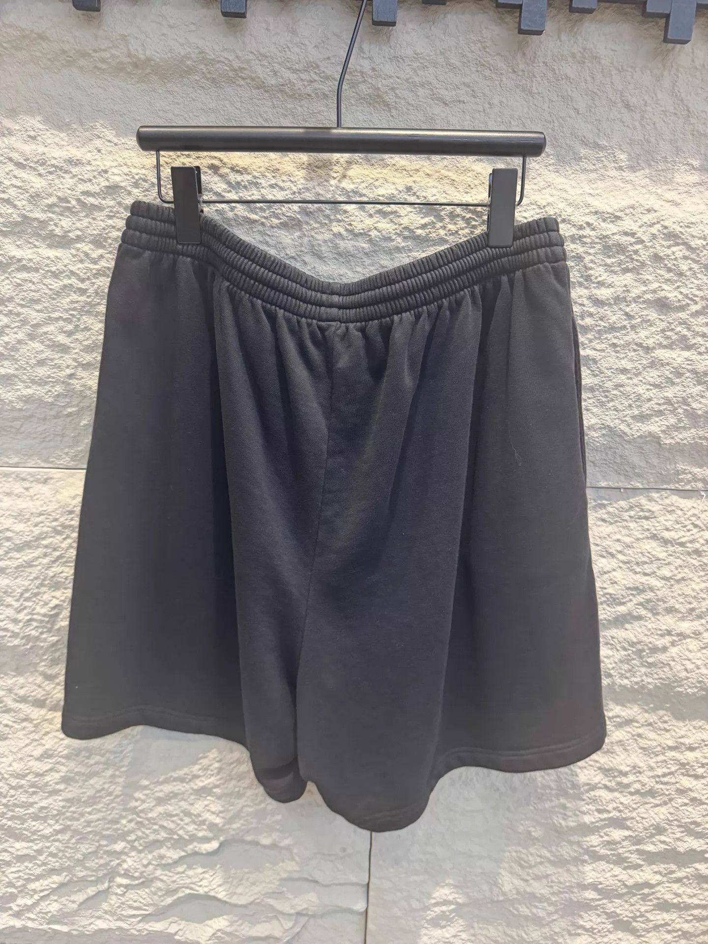 Balenciaga Embroidered Loose Black Shorts Size US 34 / EU 50 - 5 Thumbnail